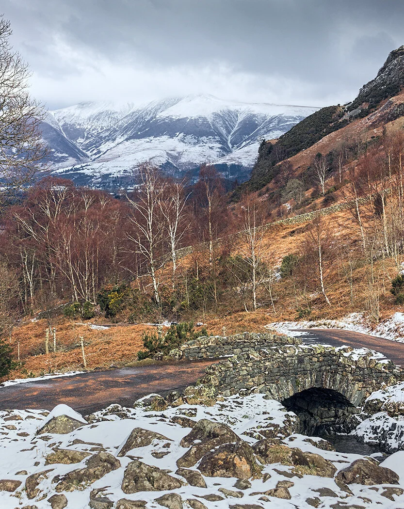 Ashness Bridge in Winter