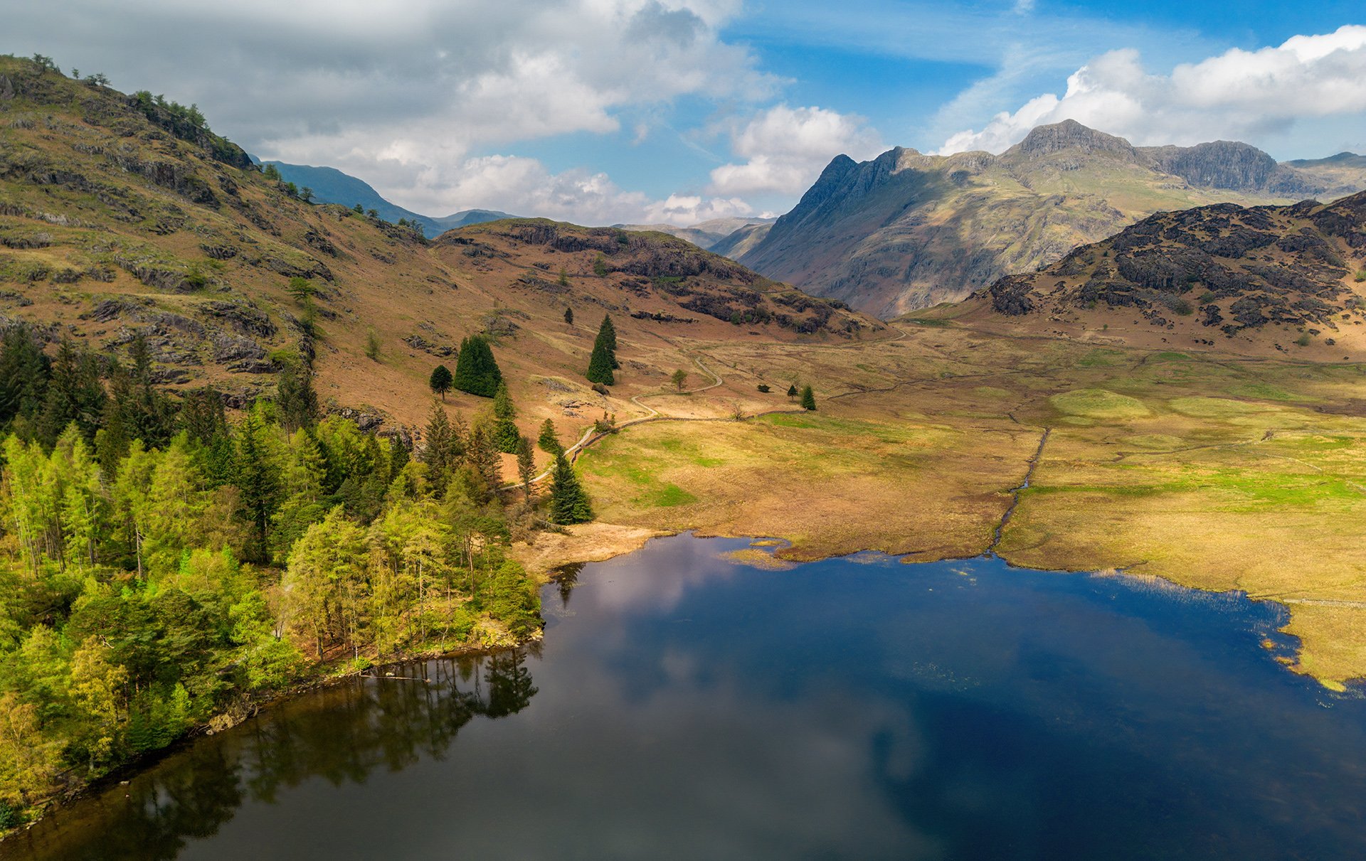 Blea Tarn, Great Langdale by Drone