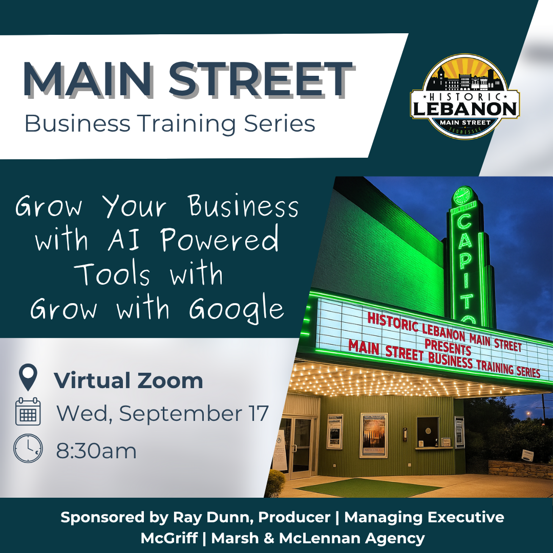 Grow Your Business with AI Powered Tools with Grow with Google (Virtual Zoom)