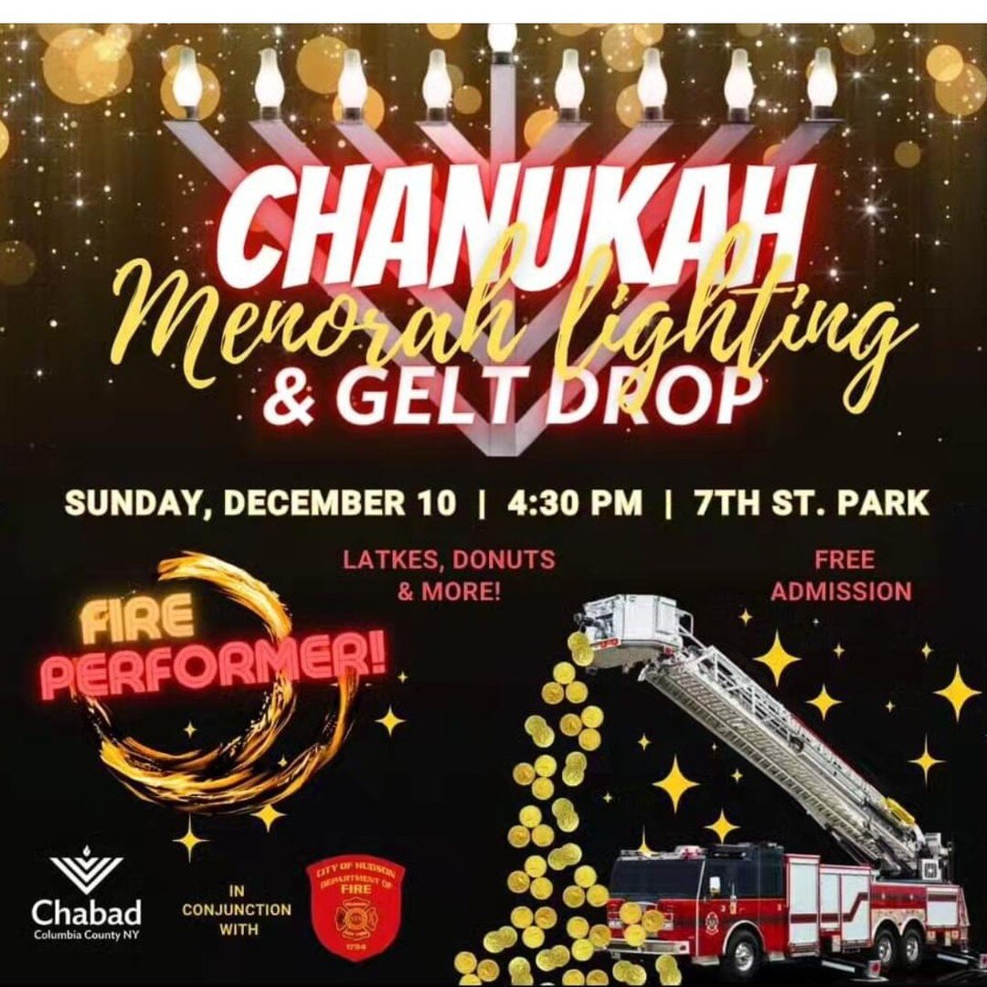 Join the Chanukah celebration in the Public Square! #fopshudson