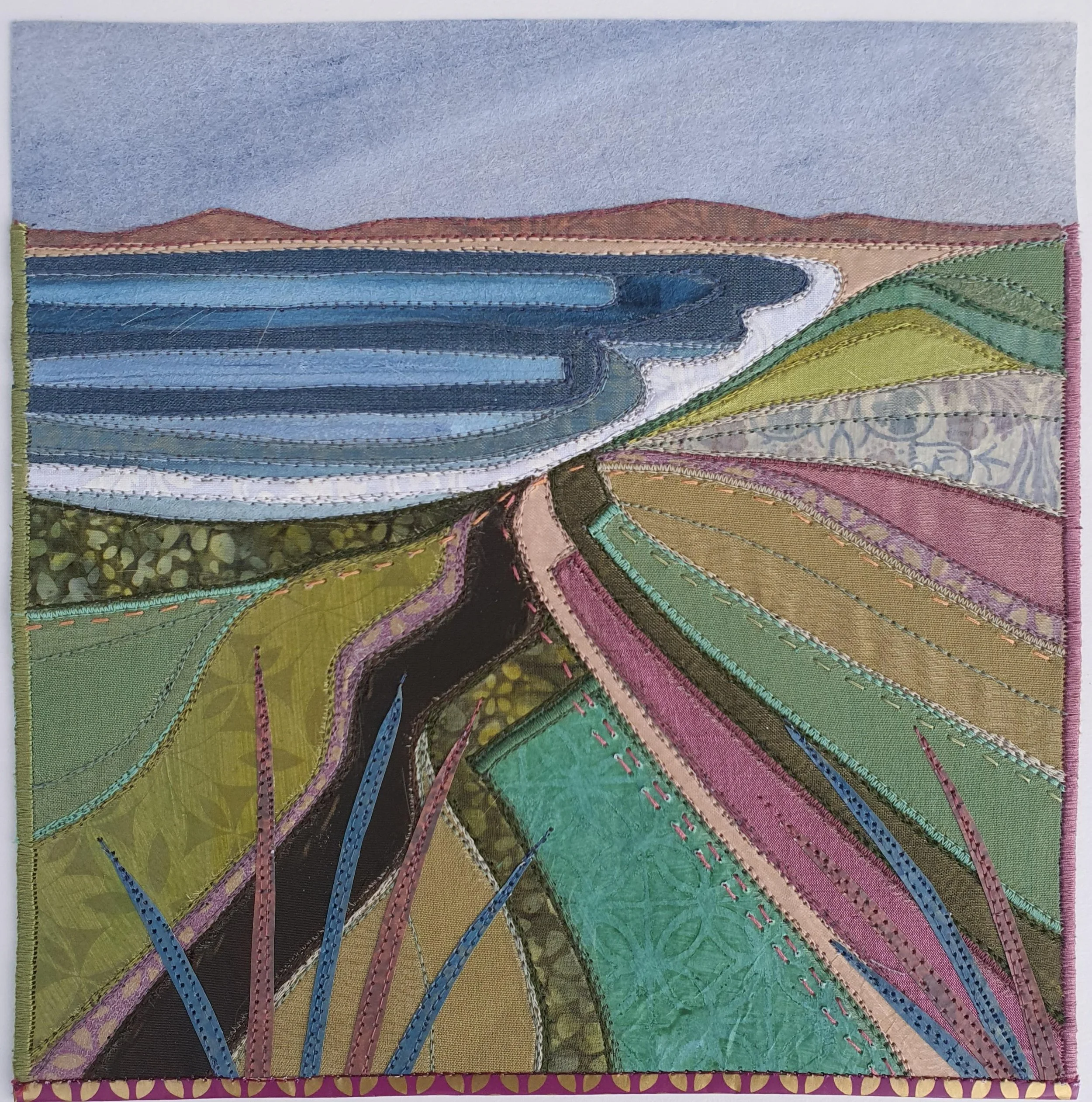 Northern Bay 2 - 
Framed Size - 33x33cm