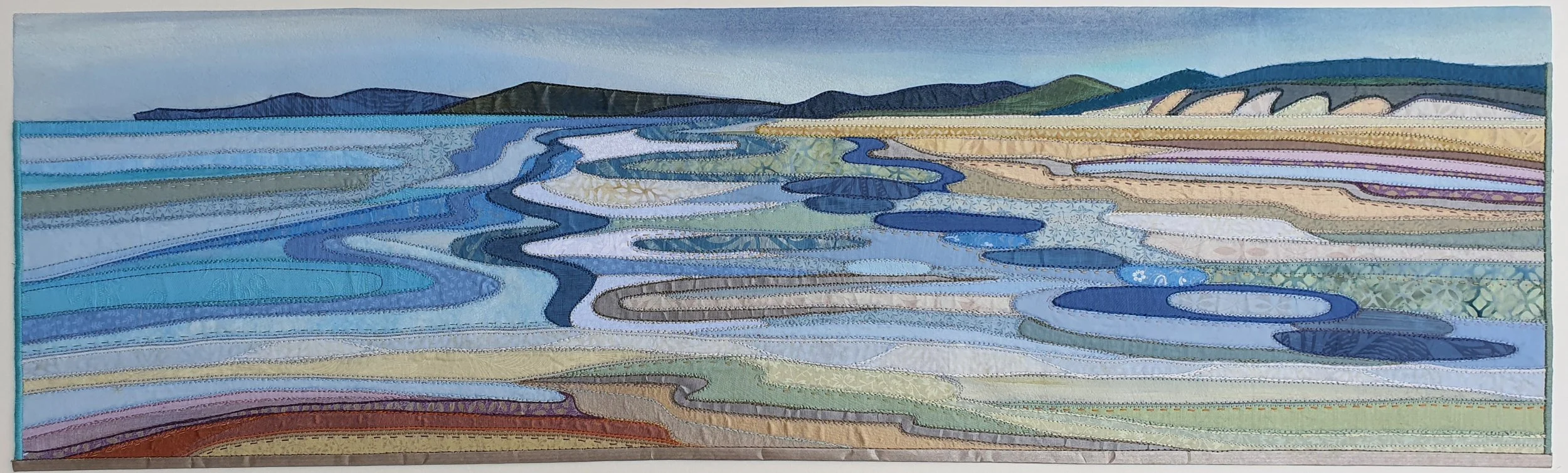 As Far As You Can See - Click on Picture to see full picture -25x85cm Work Size - 33x98cm Framed Size  - Whitehouse Gallery, Kirkcudbright - £875