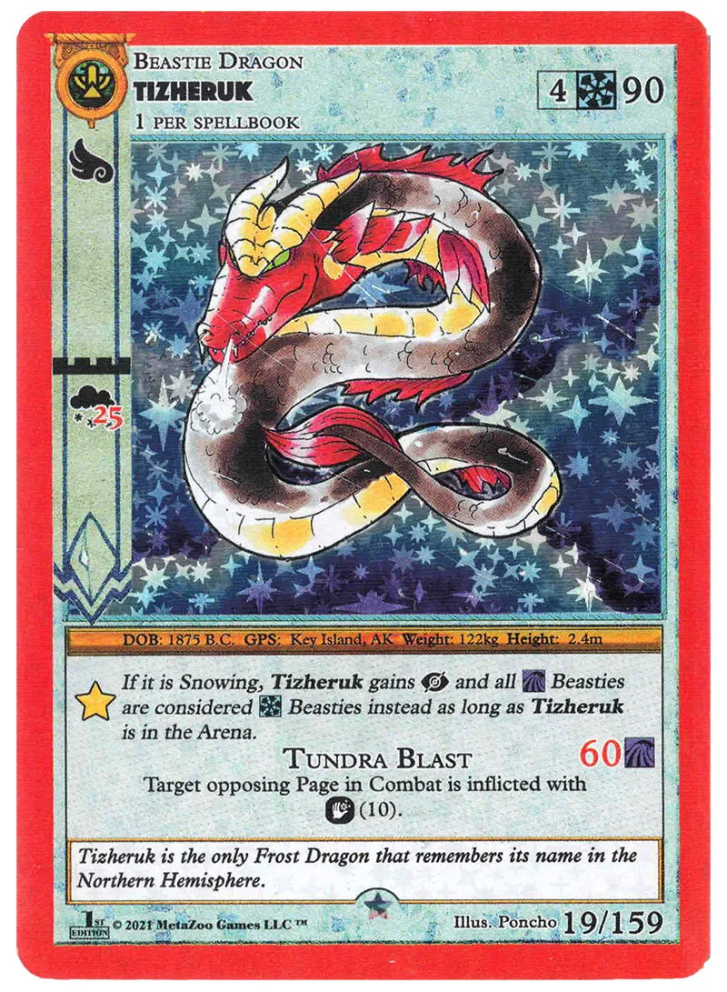 Metazoo Cryptid Nation Card List — MetaZaurus