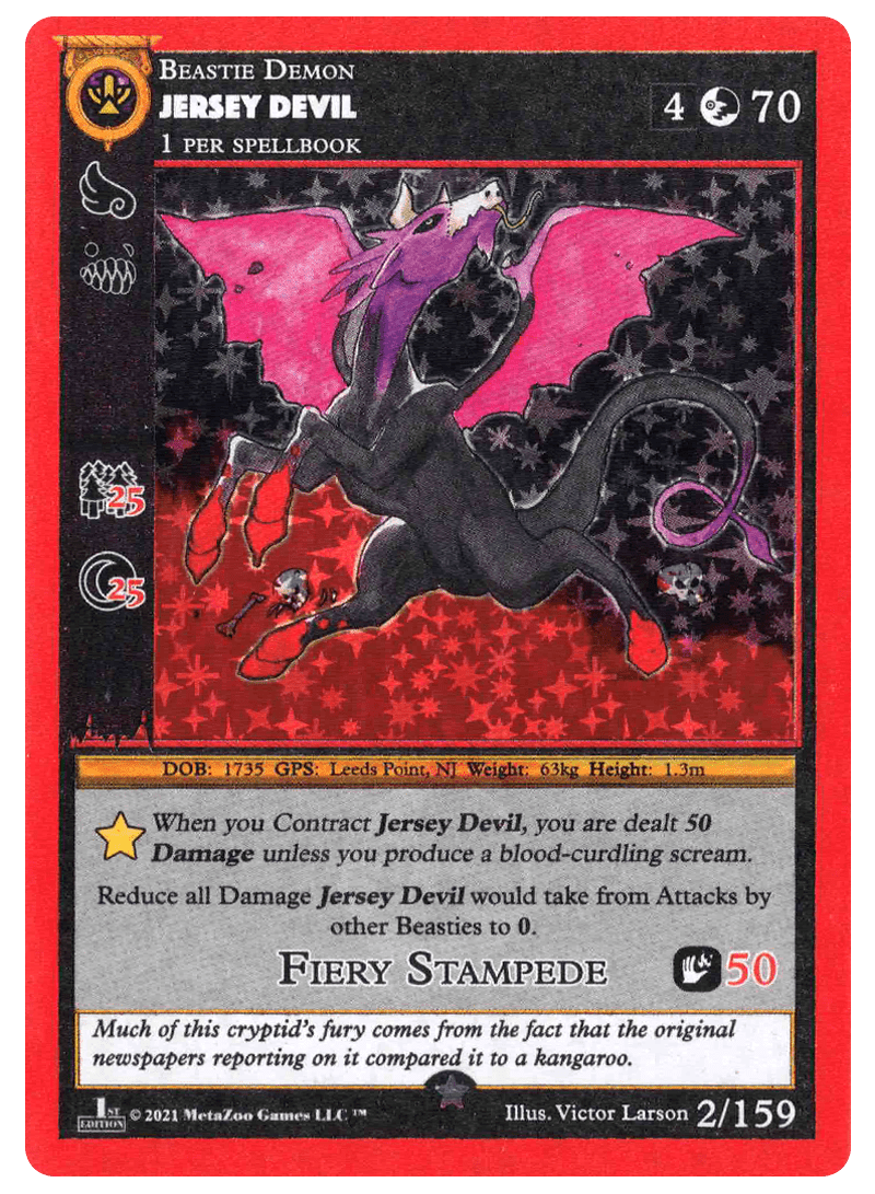 Metazoo Cryptid Nation Card List — MetaZaurus
