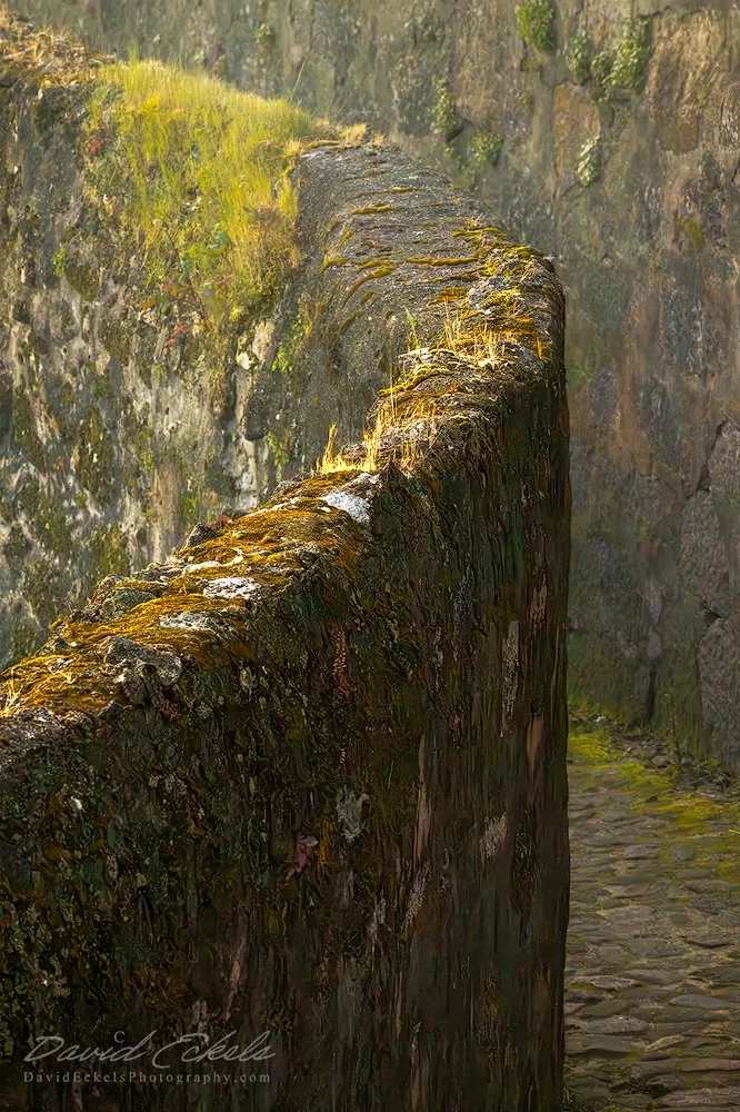 Porto Passage: The just shall walk by faith, the substance of things hoped for, the proof of things unseen. Claustrophobic because death waits around the corner and the only choice is to move forward. I was moved by the structure and the light at the