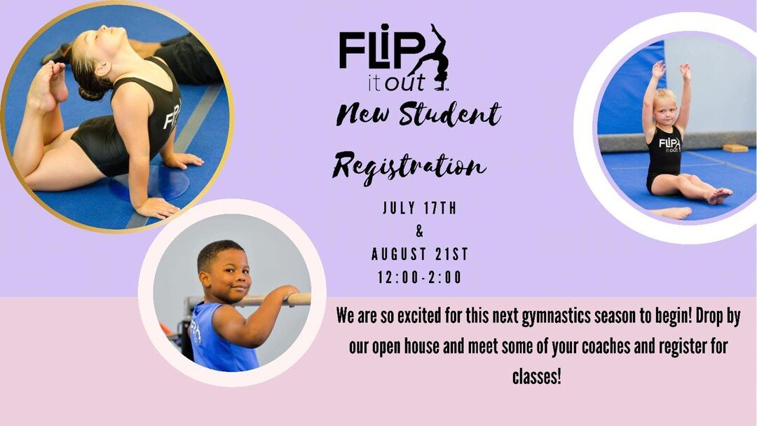 Are you stopping by our open house? It&rsquo;s the perfect time to see our equipment and ask any questions you have about our classes! 
.
.
www.flipitoutva.com