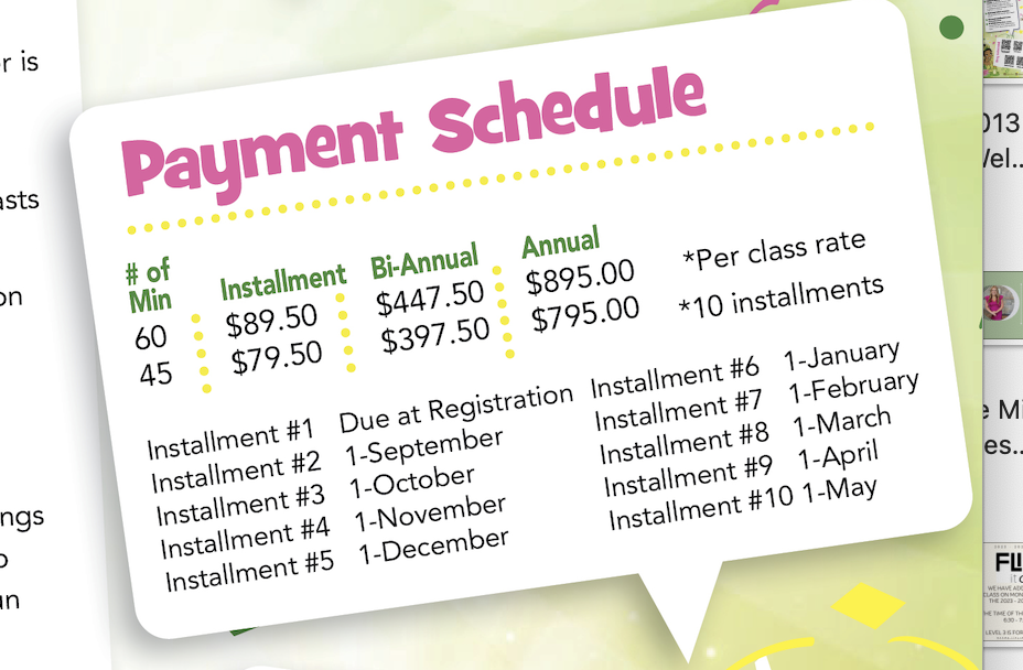 Tuition Installments — Flip It Out