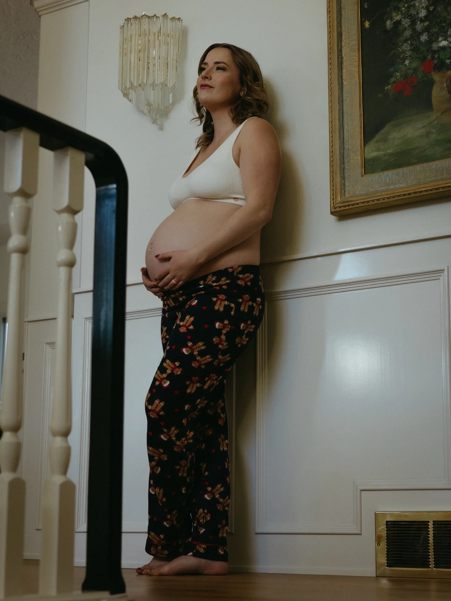 She doesn&rsquo;t feel beautiful right now. She feels heavy and unknown and not quite herself anymore. 

She has no idea that one day her kids will find this photo and not be able to breathe. 

That this is the photo they&rsquo;ll keep.