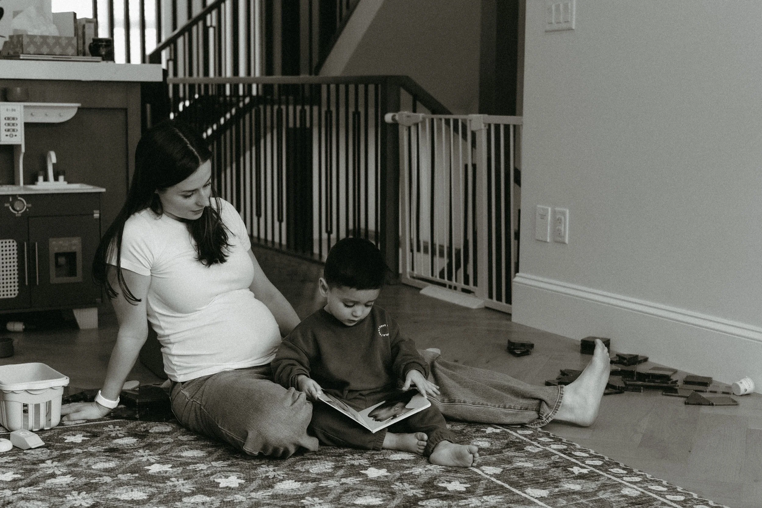 One day the floor will be clean. The books will be on the shelf. The toys will be gone. 

The belly will have become a person who doesn&rsquo;t fit in her lap anymore. And she will sit in that quiet house and give &mdash; anything &mdash; to be back 