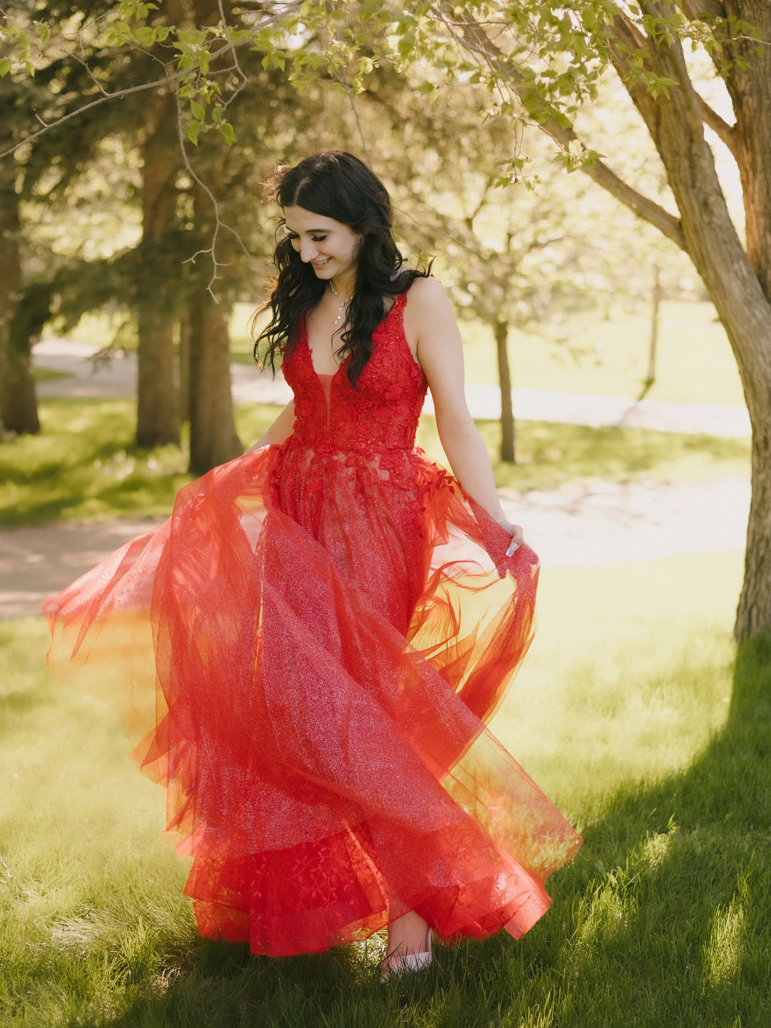 We all twirled. 🌹

It&rsquo;s the first magic trick we discovered &mdash; that if you spin fast enough, the whole world disappears and it&rsquo;s just you and the dress and the feeling of being completely, perfectly free.

She never stopped. She jus
