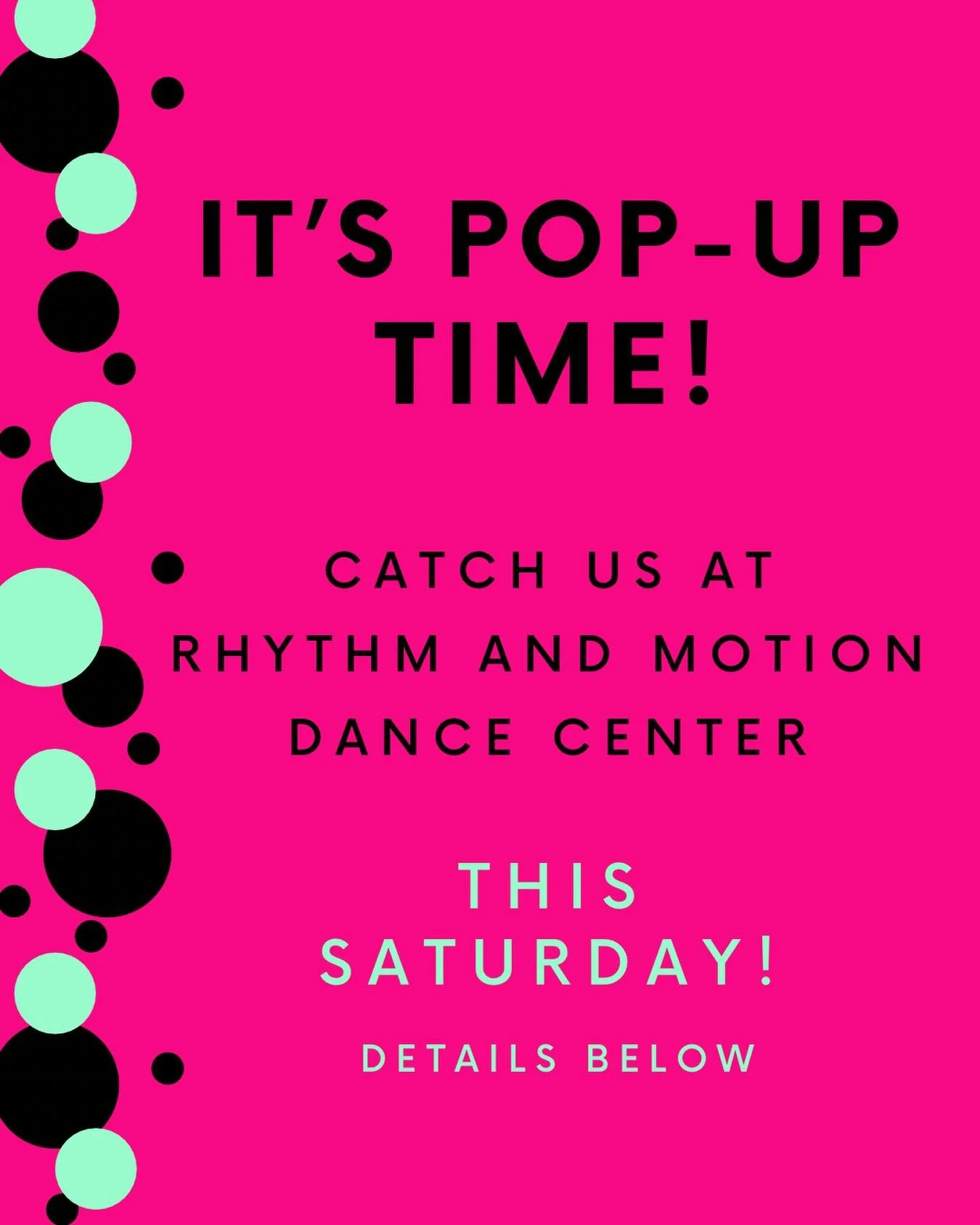 ๐๏ธ๐๏ธ๐๏ธ
Pop in to shop with us this Saturday, October 11th at @rhythmandmotiondance!
๐๐ผ๐ฐ๐ฎ๐๐ถ๐ผ๐ป: 3035 S. Ellsworth Rd. #117, Mesa, AZ
๐ง๐ถ๐บ๐ฒ: 3:00p-5:30p
๐๐
๐๐ฟ๐ฎ’๐: Try on available, plus show us you follow us Instagram and re