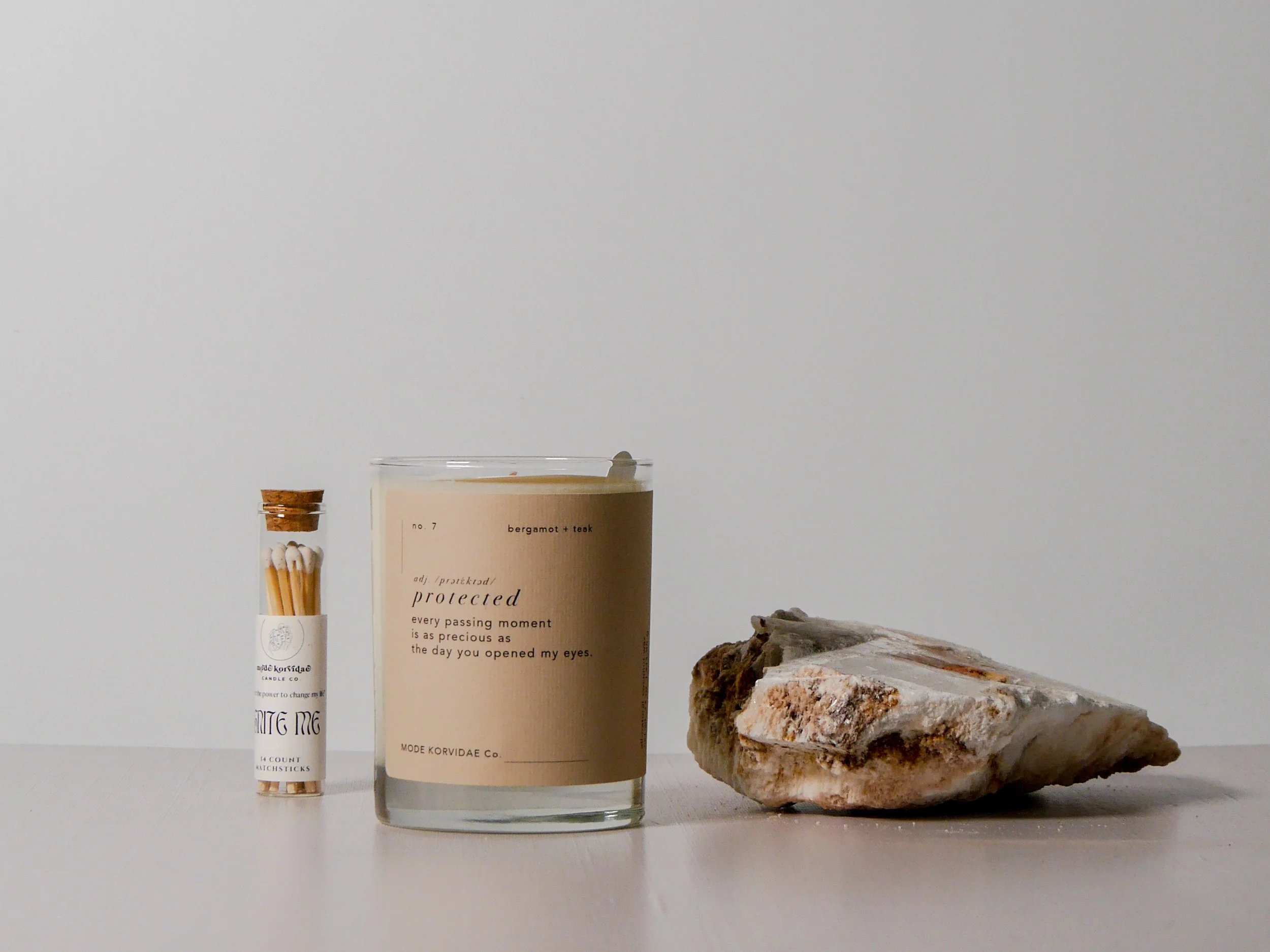 Mode Korvidae
Candles inspired by concepts around mental health, abuse, and trauma