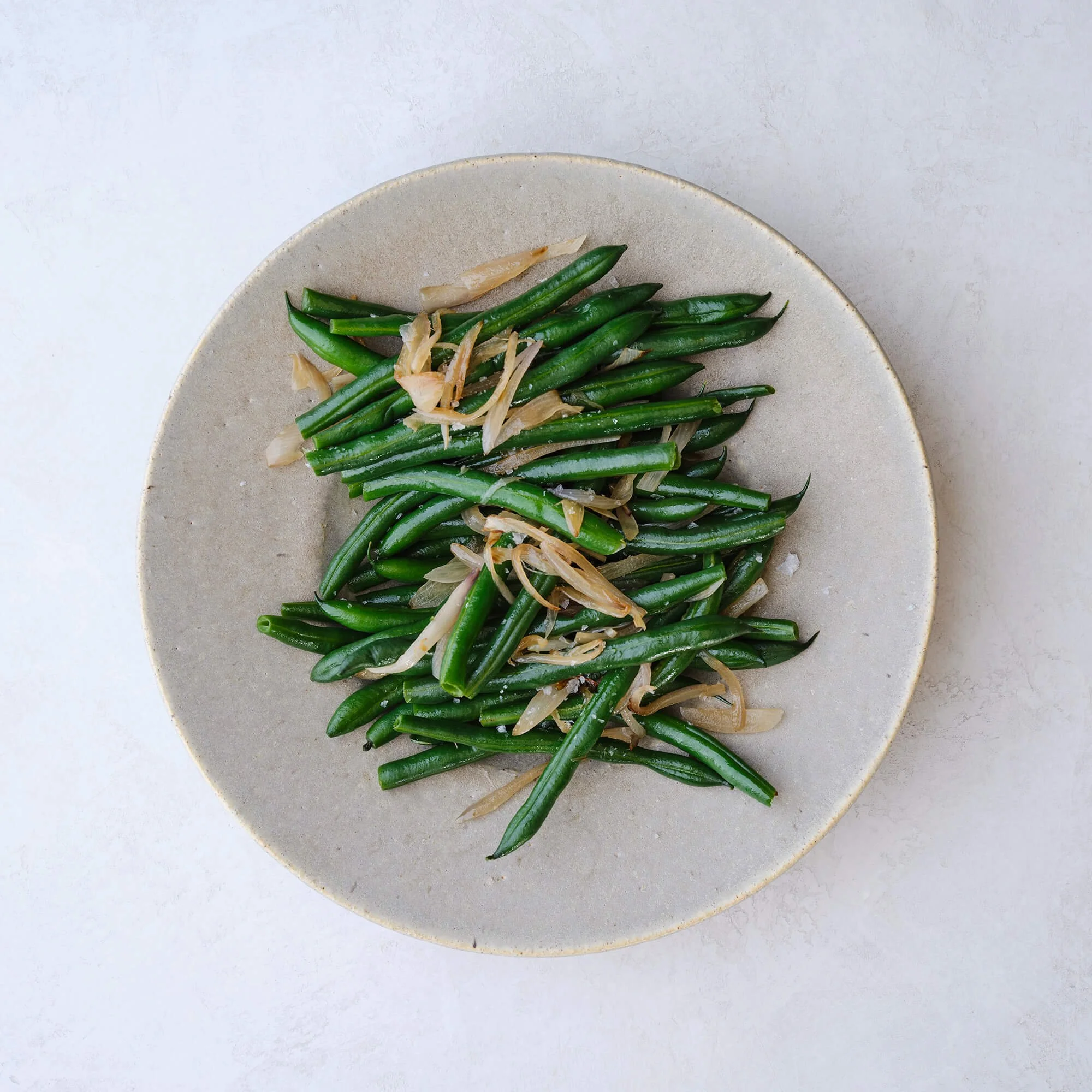 Green Beans and Caramelized Shallots