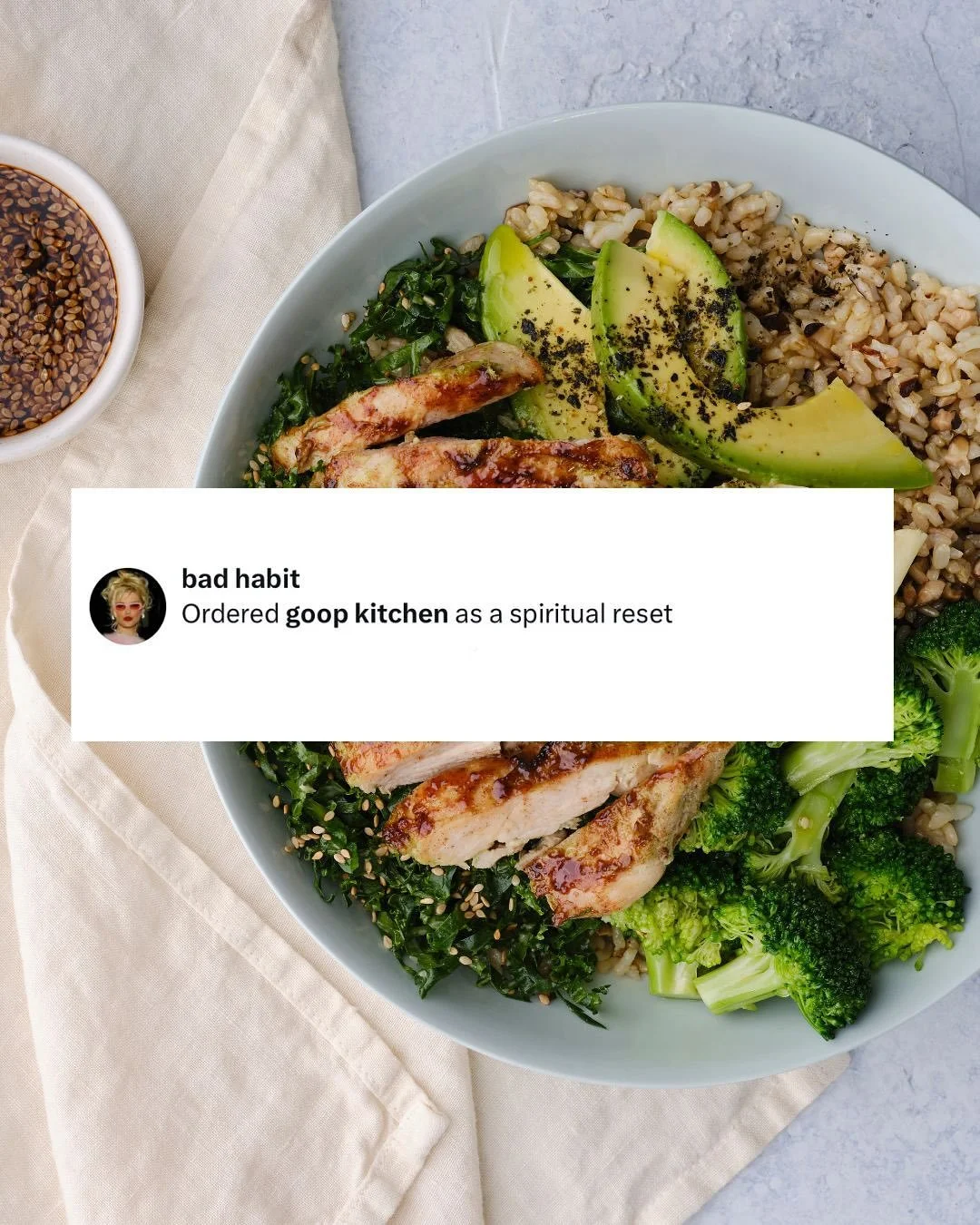 Your thoughts, plated.