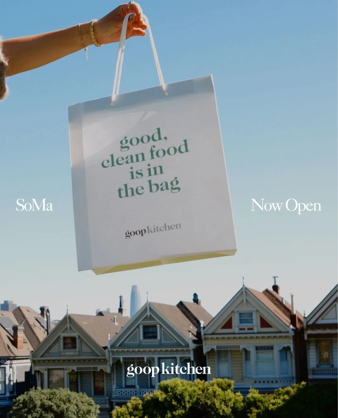 San Francisco, we&rsquo;re here. 
Our SoMa kitchen is now delivering good, clean food when you want it&mdash;rain or shine. 

Explore the menu at order.goopkitchen.com