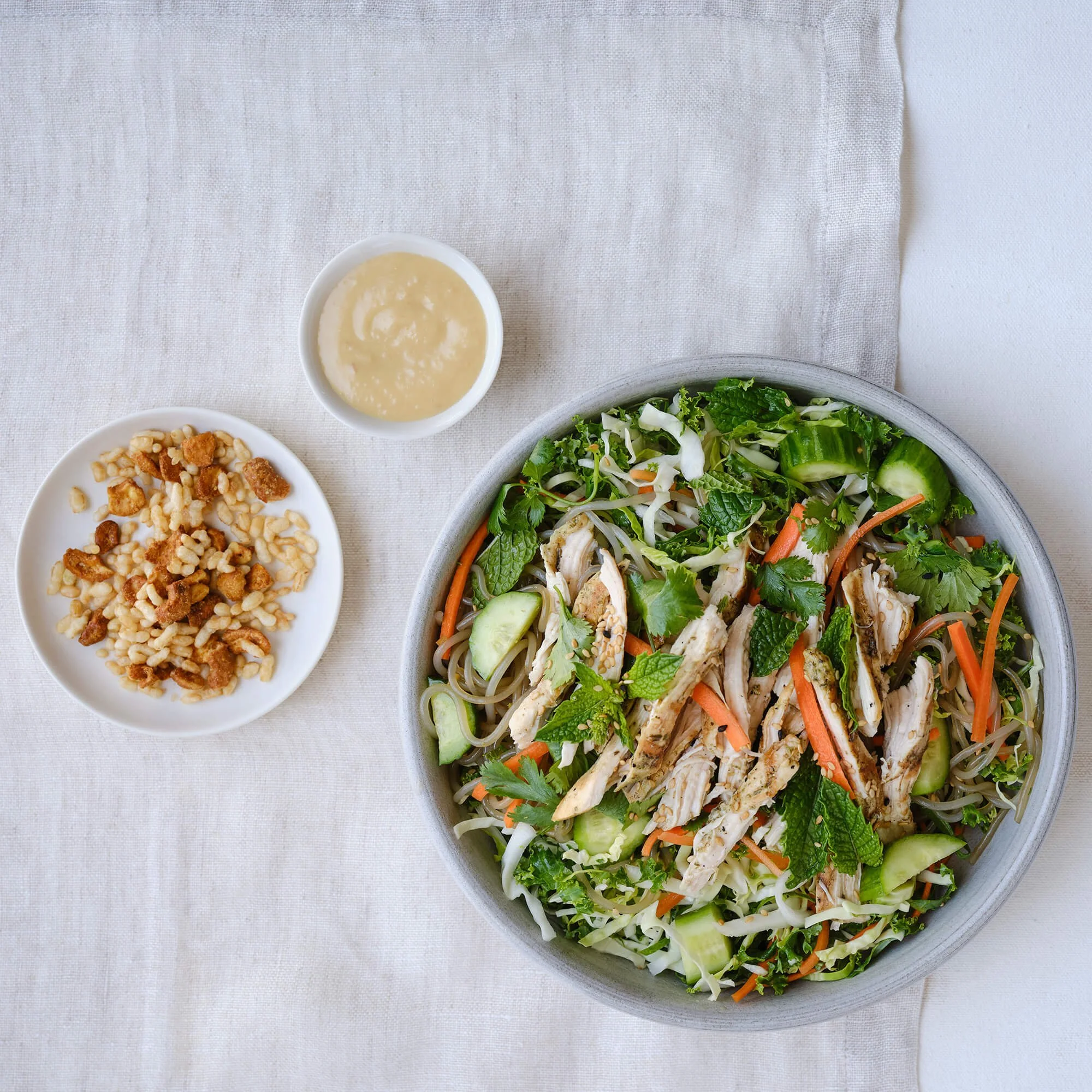 Thai Crispy Rice Crunch Salad