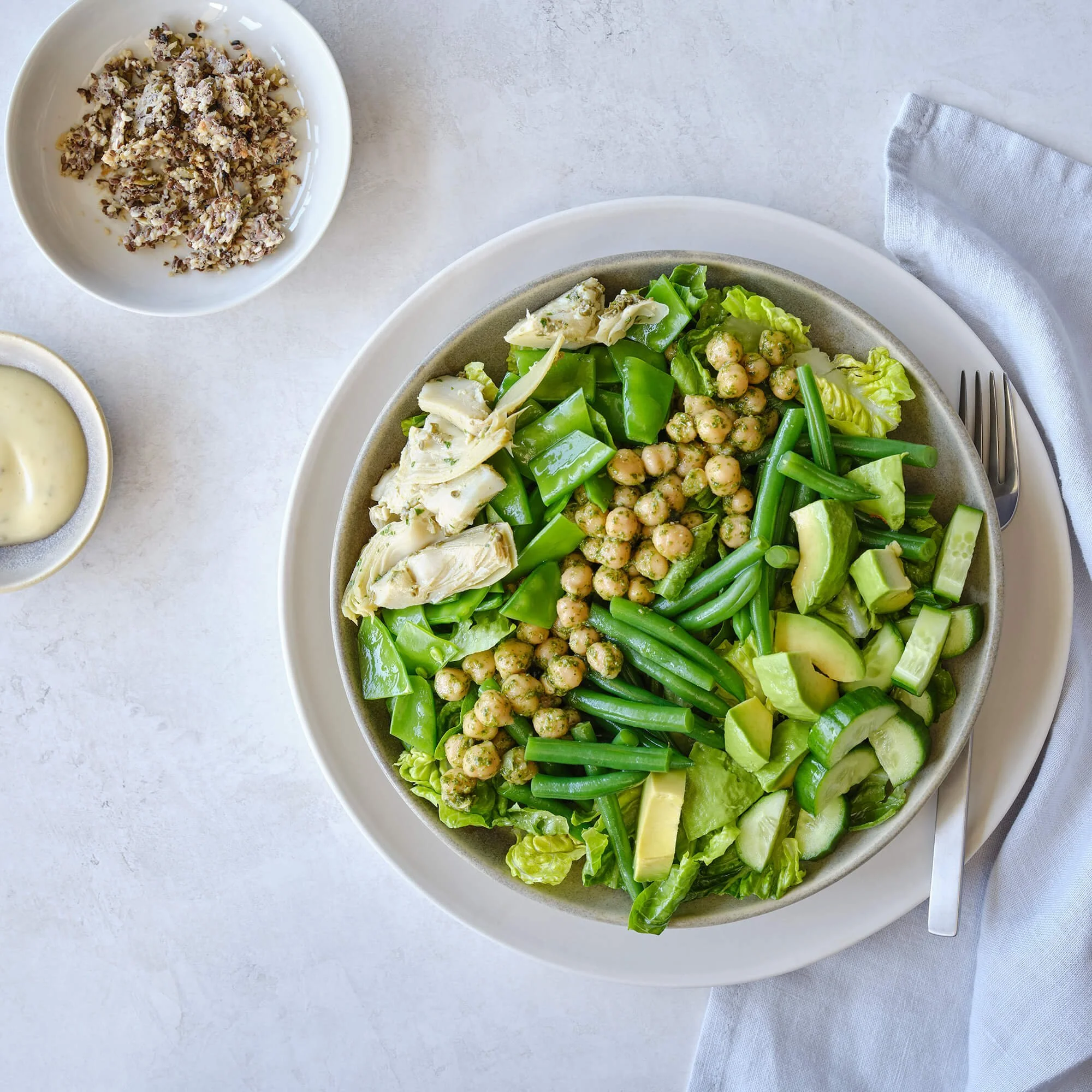 The Greenest Green Salad