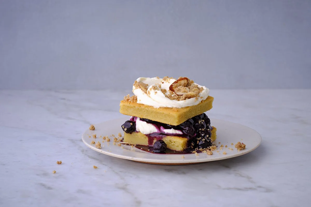 Blueberry Lemon Layer Cake