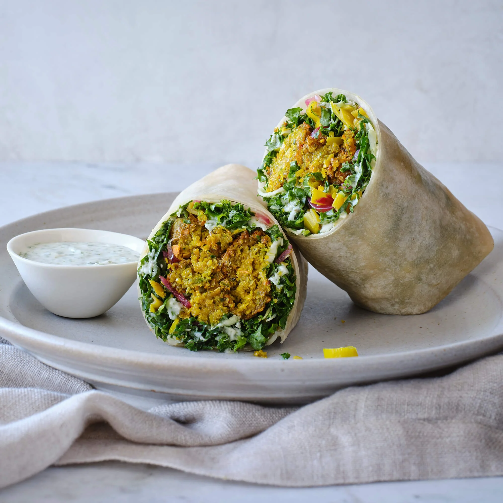 Falaf-OH Hummus Wrap