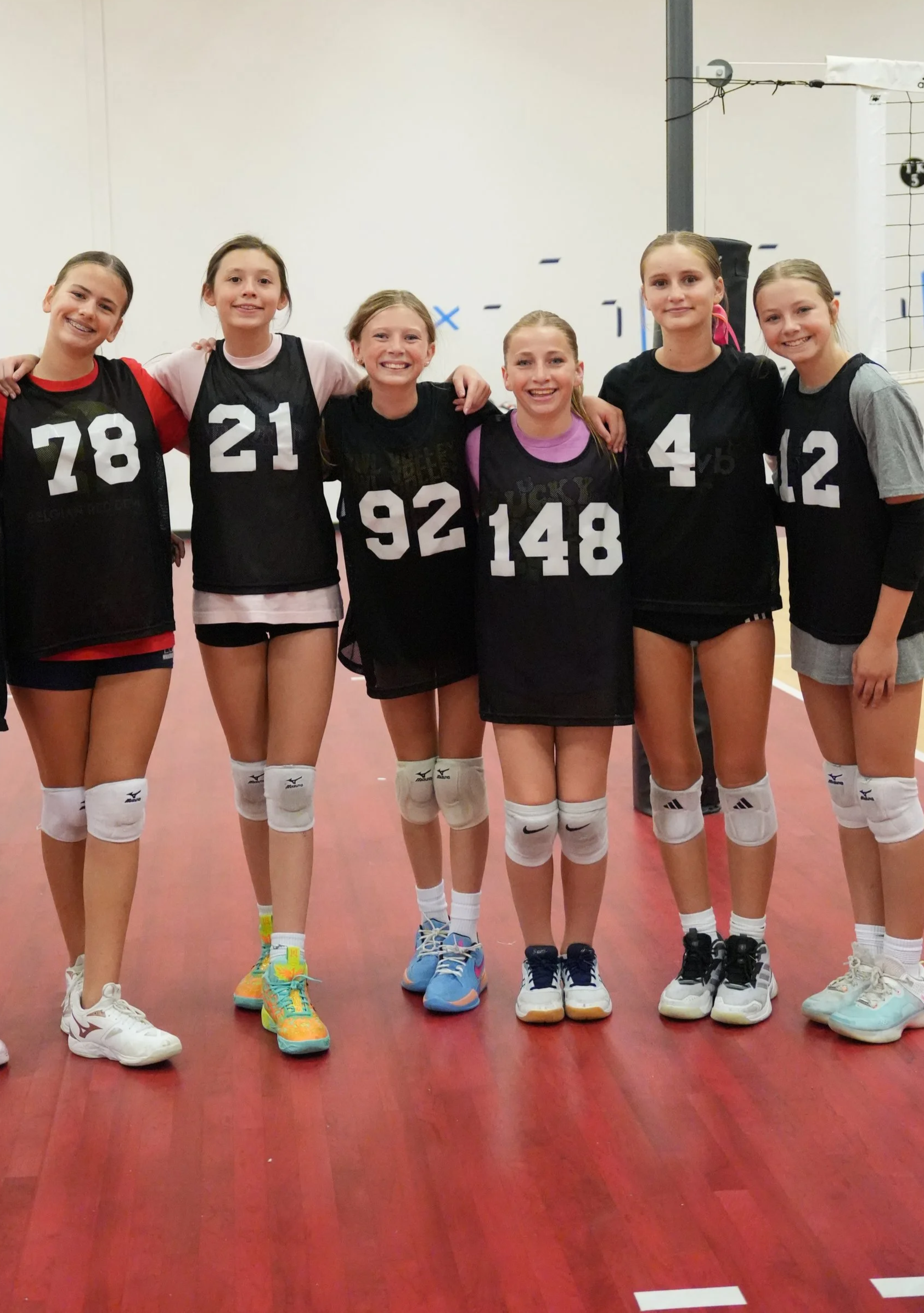 TK Girls volleyball teammates for 13 and under youth volleyball players in Roswell Georgia