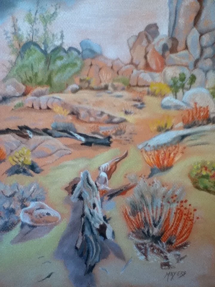 Joshua Tree Hidden Valley Trail
9" X 12" Chalk Pastel CAD$80