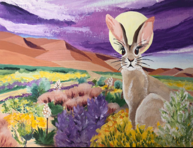 Desert Hare - Easter 2025
Acrylic on Canvas
12" x 16"
SOLD / Harlow