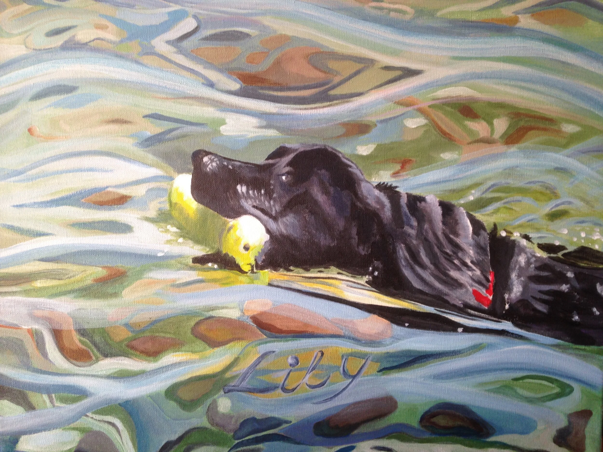 Lily in the Water
Acrylic SOLD