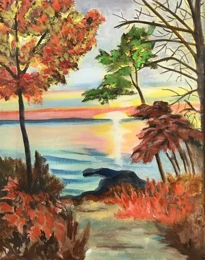 Lake Winnipeg, Manitoba
Acrylic on Canvas 11" x 14"  GIFT