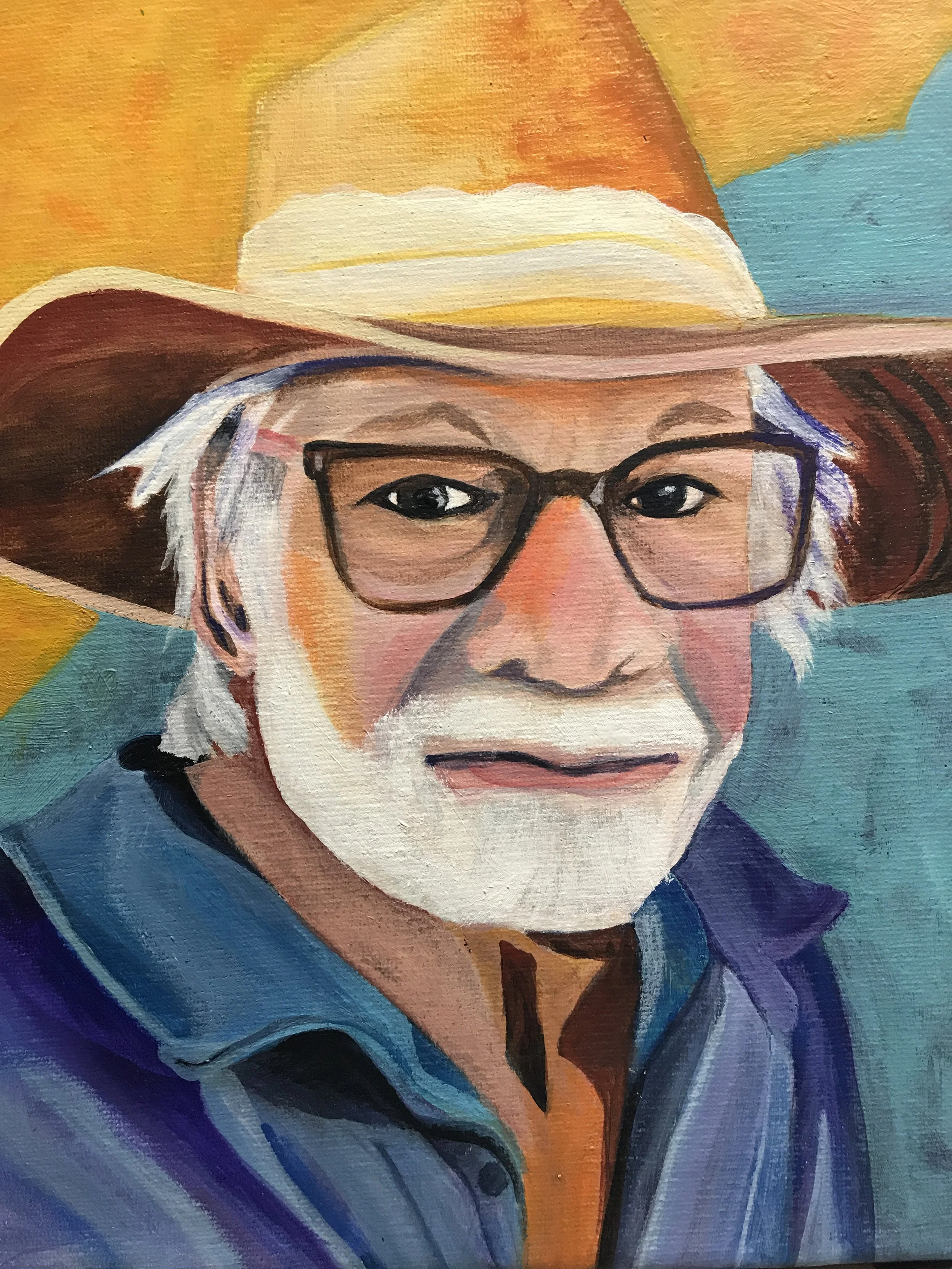 Jessie
8" x 10" Acrylic on Canvas 
NFS