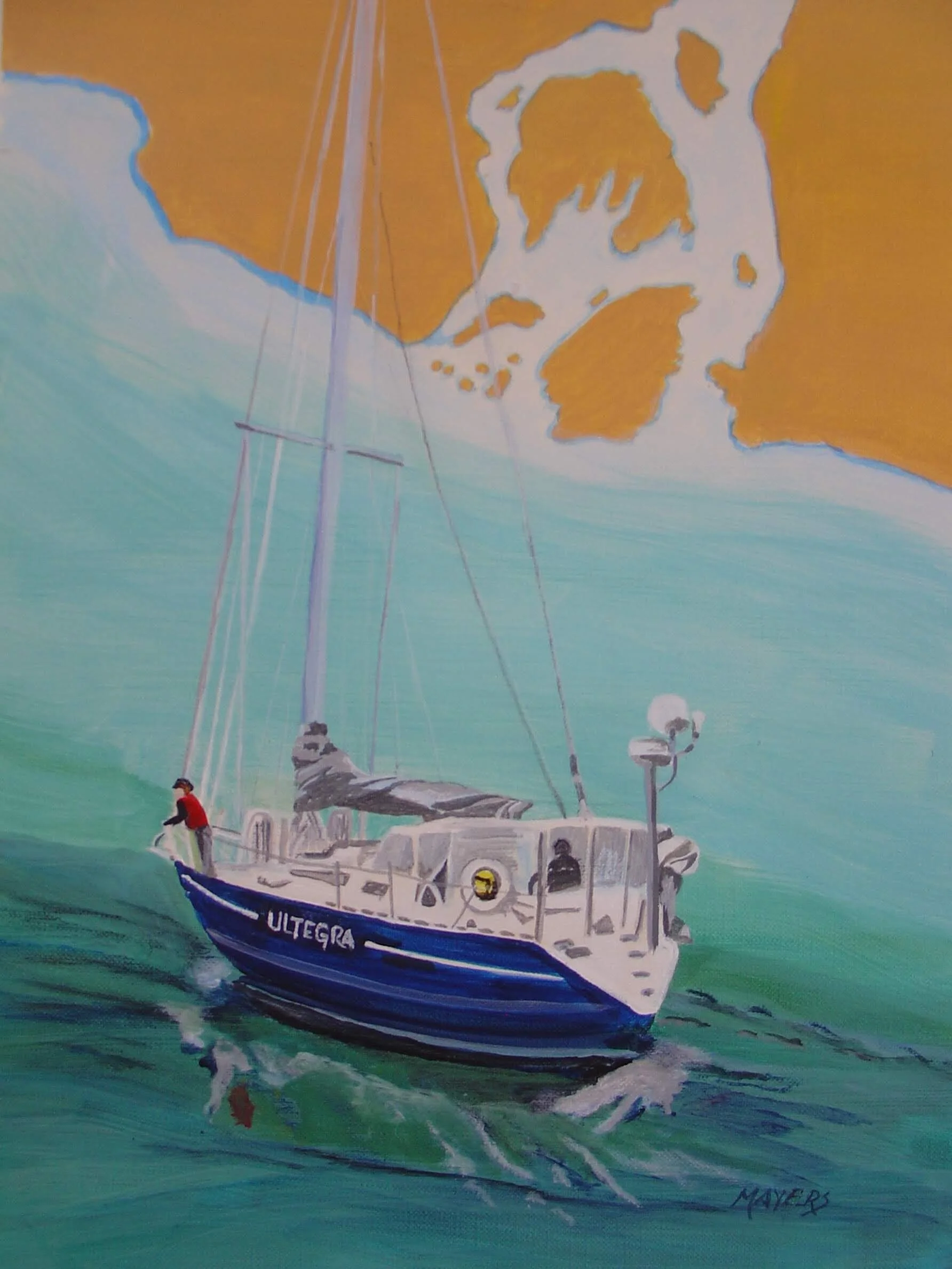 Ultegra - Sailing North (2015)
Acrylic on Canvas, Commission SOLD