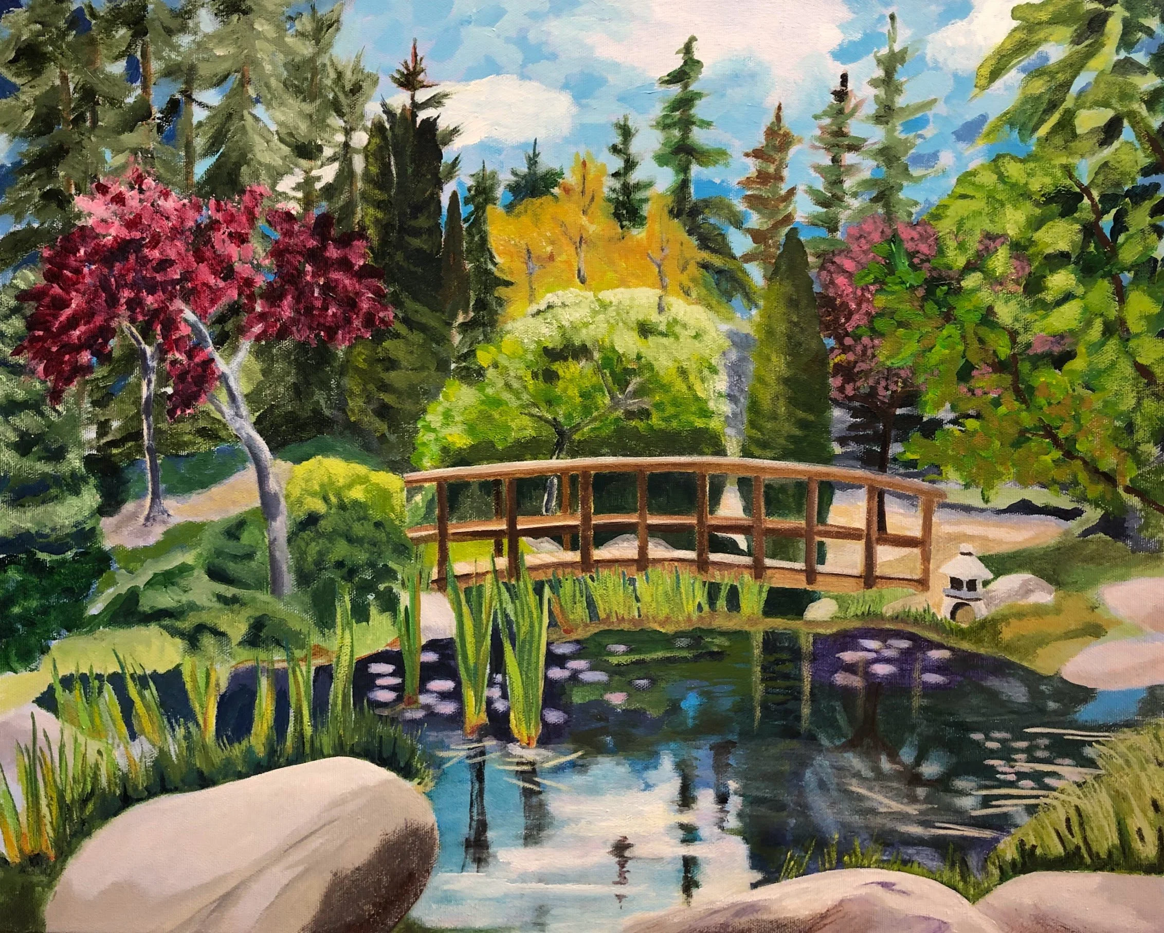 Millenium Park, Creston BC
Acrylic on Canvas 18" x 24"
$300.00 CAD