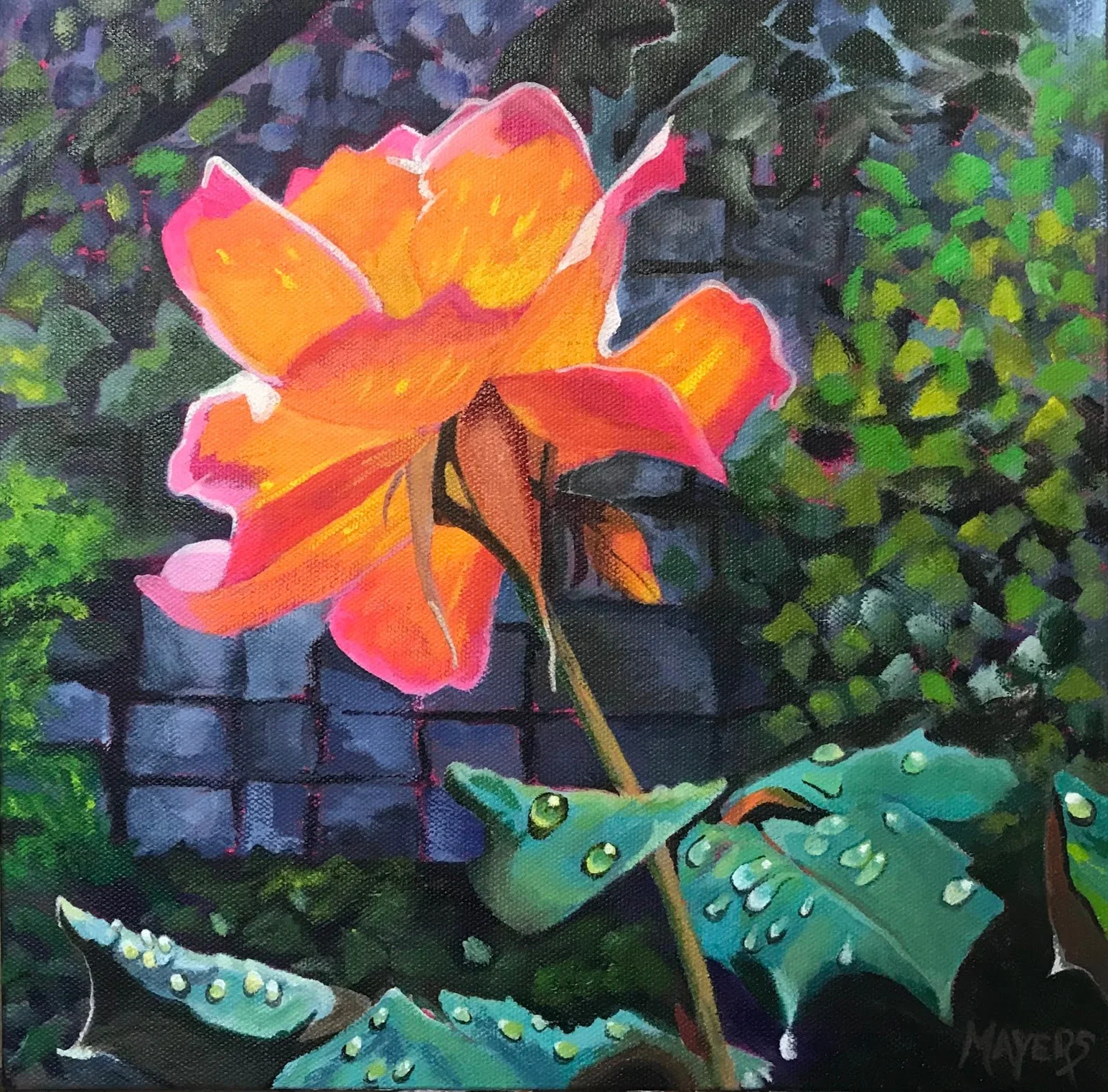 Neon Rose
Acrylic on Canvas
12" x 12"
$160 CDN