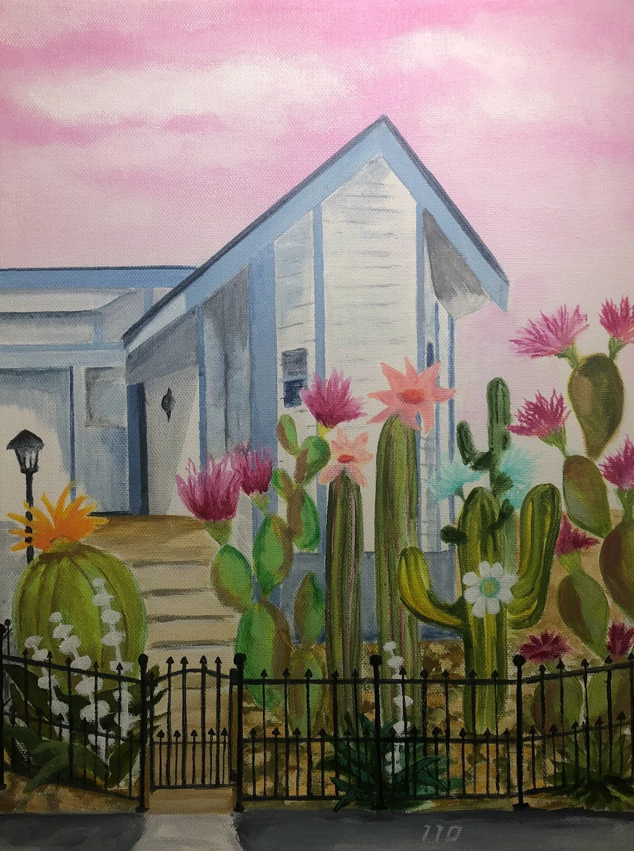 Rainbow Spa
Acrylic on Canvas
12" x 16"
$100