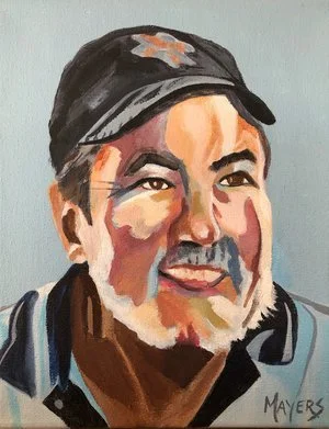 Harry Lord Portrait 
Acrylic on Canvas 8" x 10" GIFT