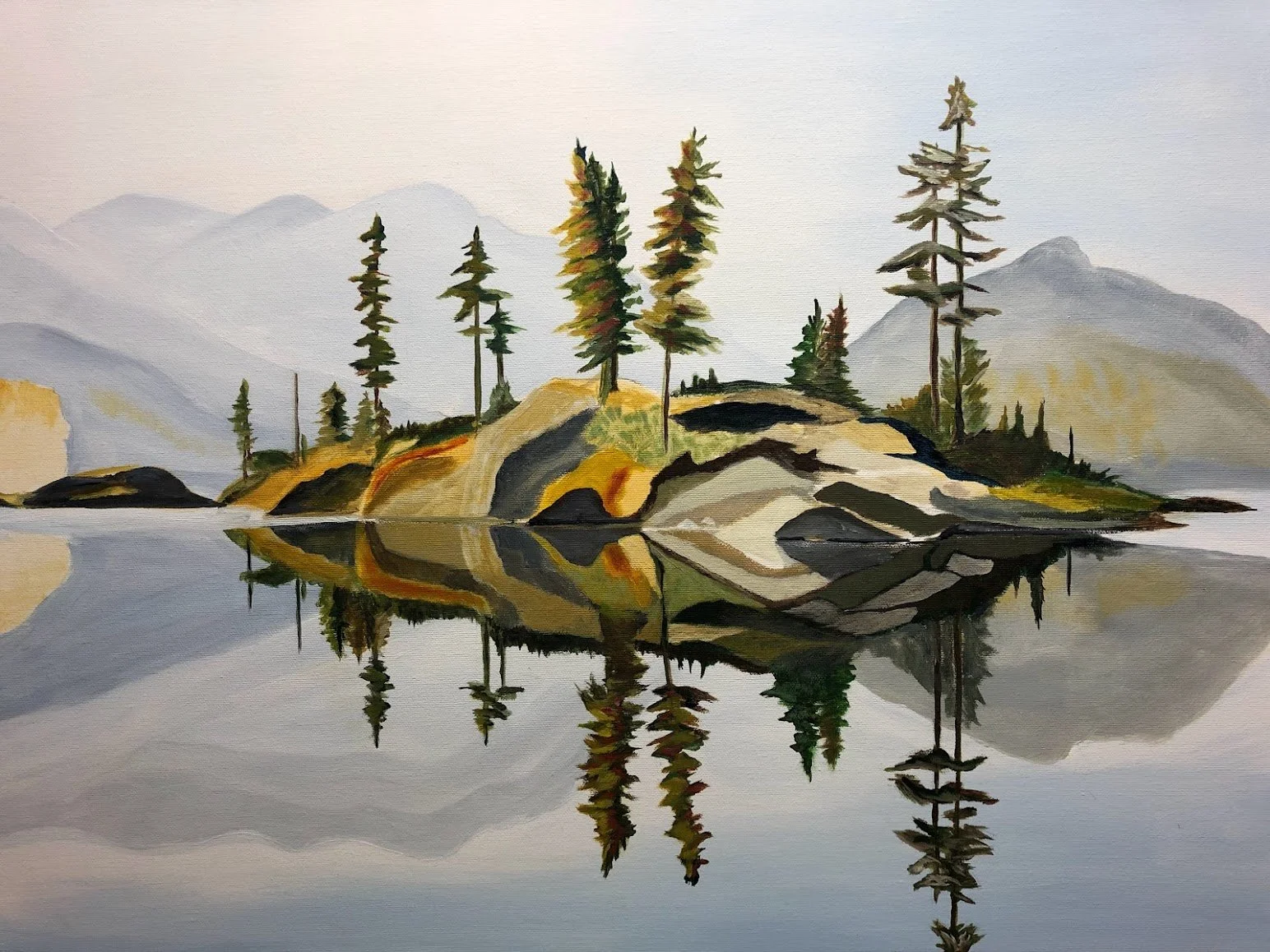 Cowichan Lake Islet BC
Acrylic on Canvas
$400.00 CAD