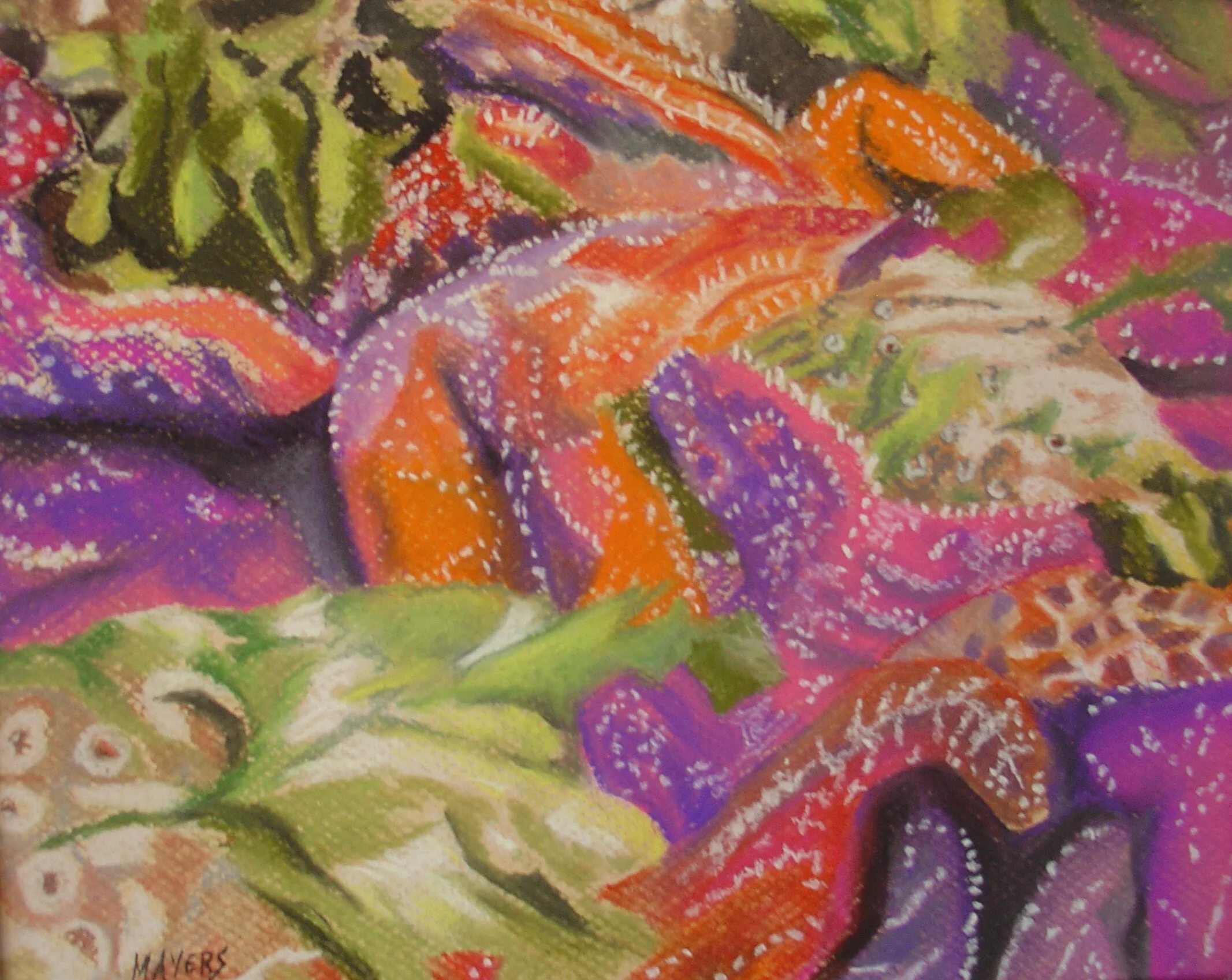 Starfish on the Tide Line
Chalk Pastel on Paper 9" x 12" CND$80