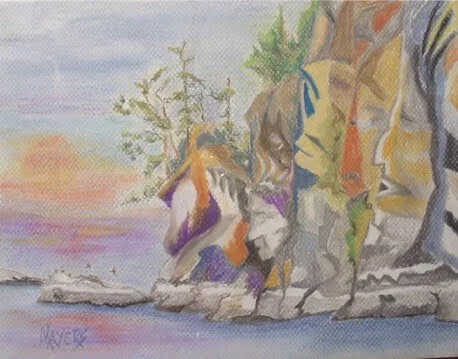 North End of Gabriola Island, BC
Acrylic on Canvas Sheet 9" x 12" GIFT 