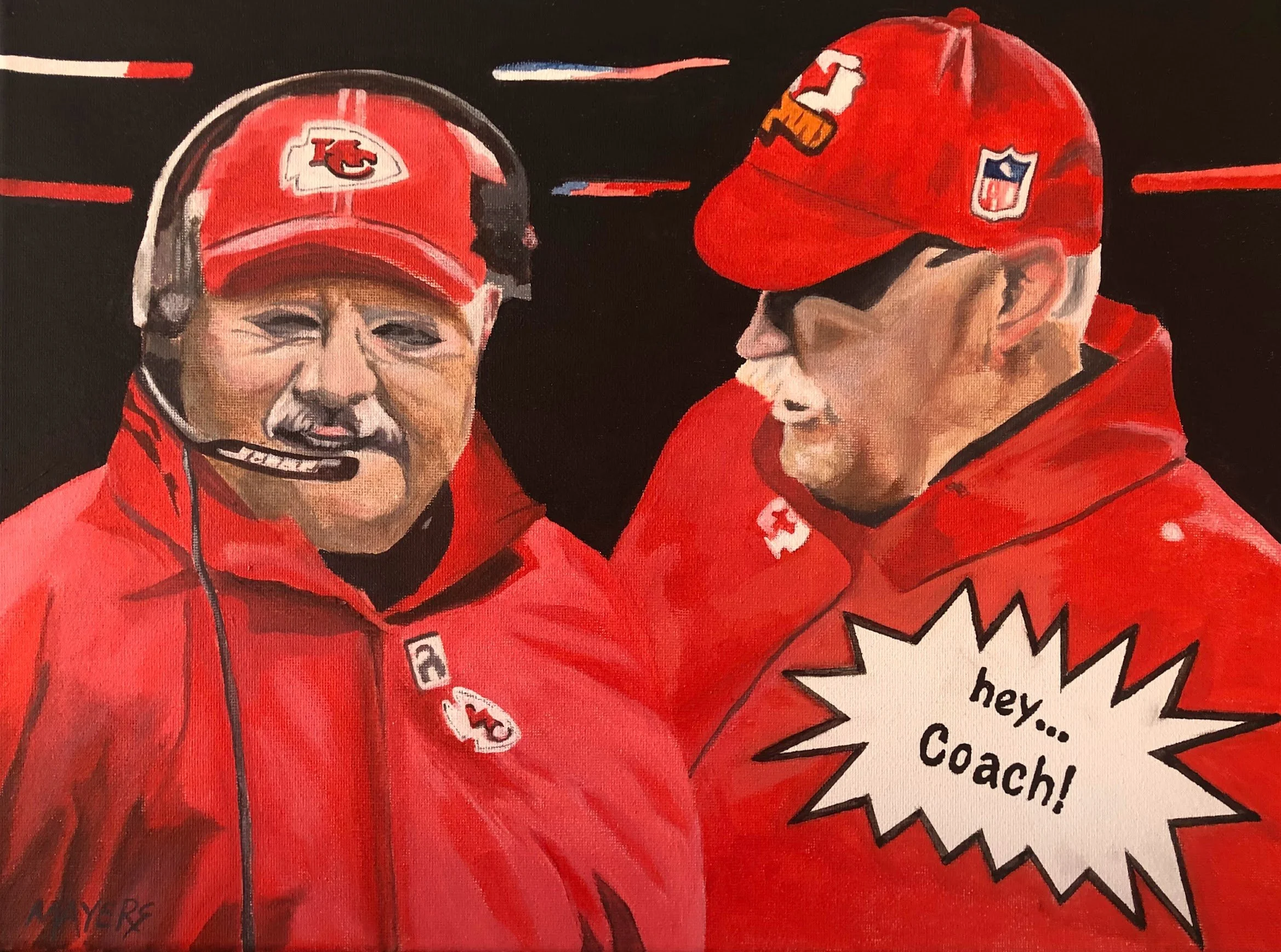 Coach Look A Like
Acrylic on Canvas
12" x 16"
SOLD
