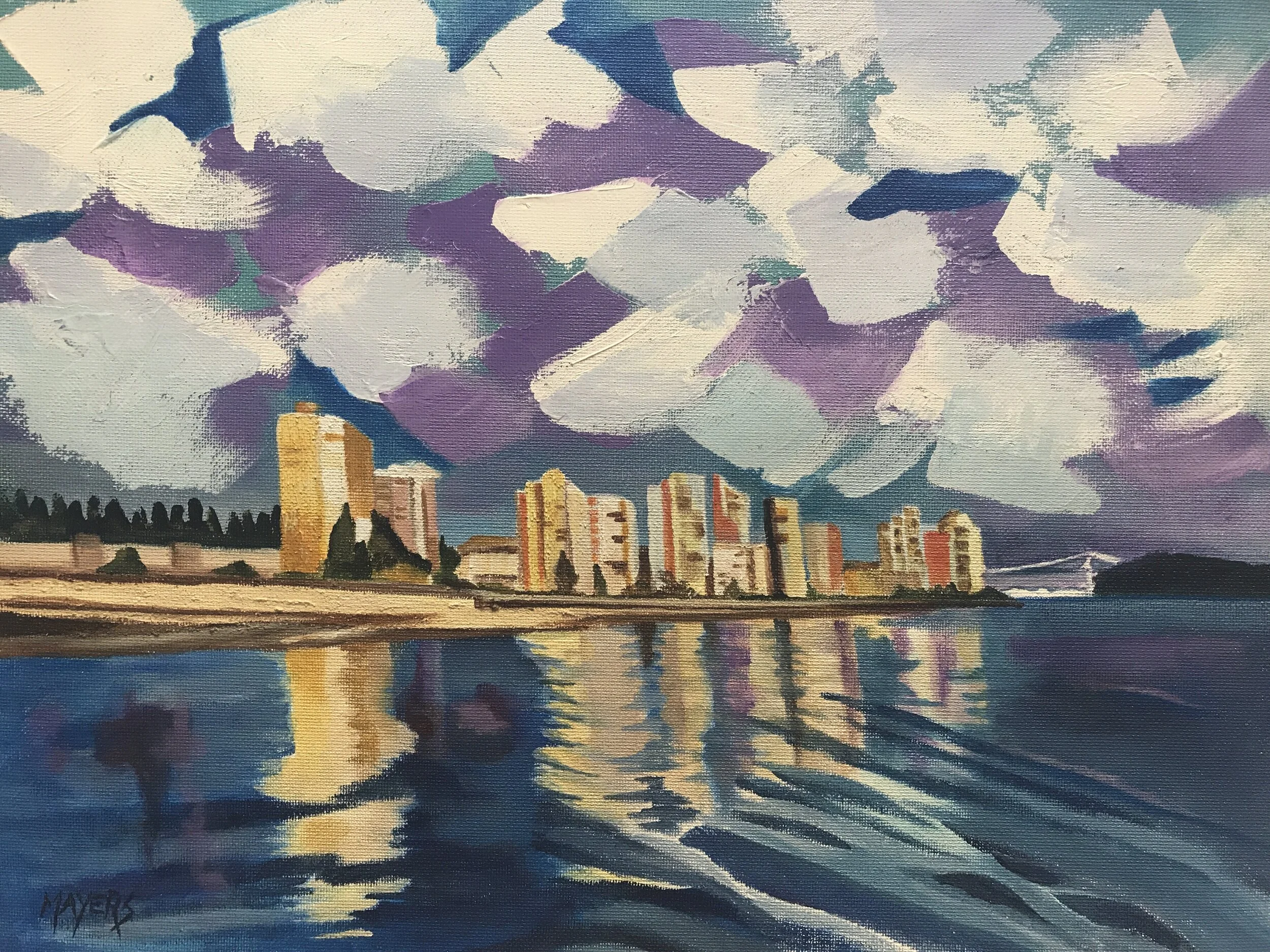 West Vancouver Waterfront 
16” x 12” Acrylic Sheet CAD$200
