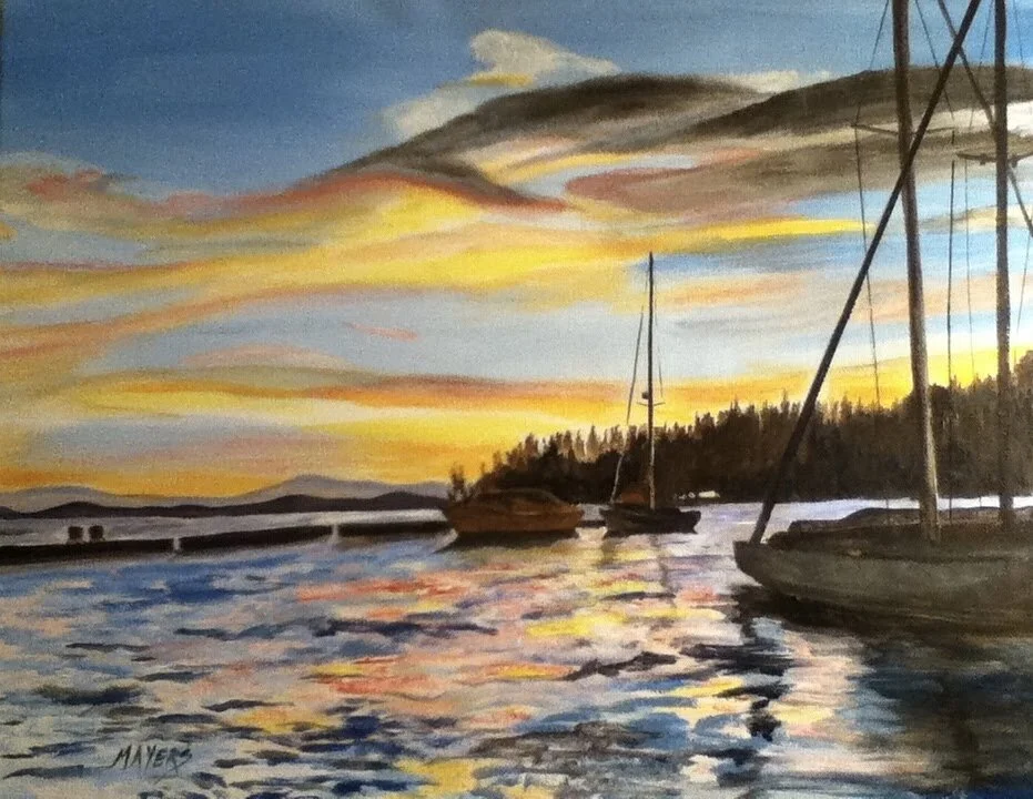Lund Harbour, BC
Acrylic on Canvas 9" x 12" GIFT