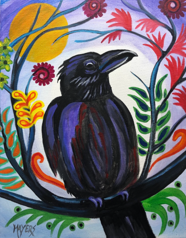 Novelty Crow
Acrylic on Canvas
12" x 12"
$125