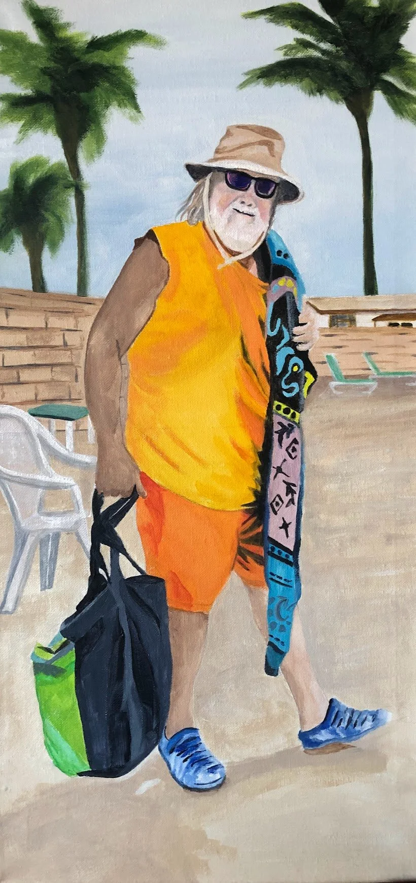 Jessie Poolside
Acrylic on Canvas
12" x 24"
SOLD