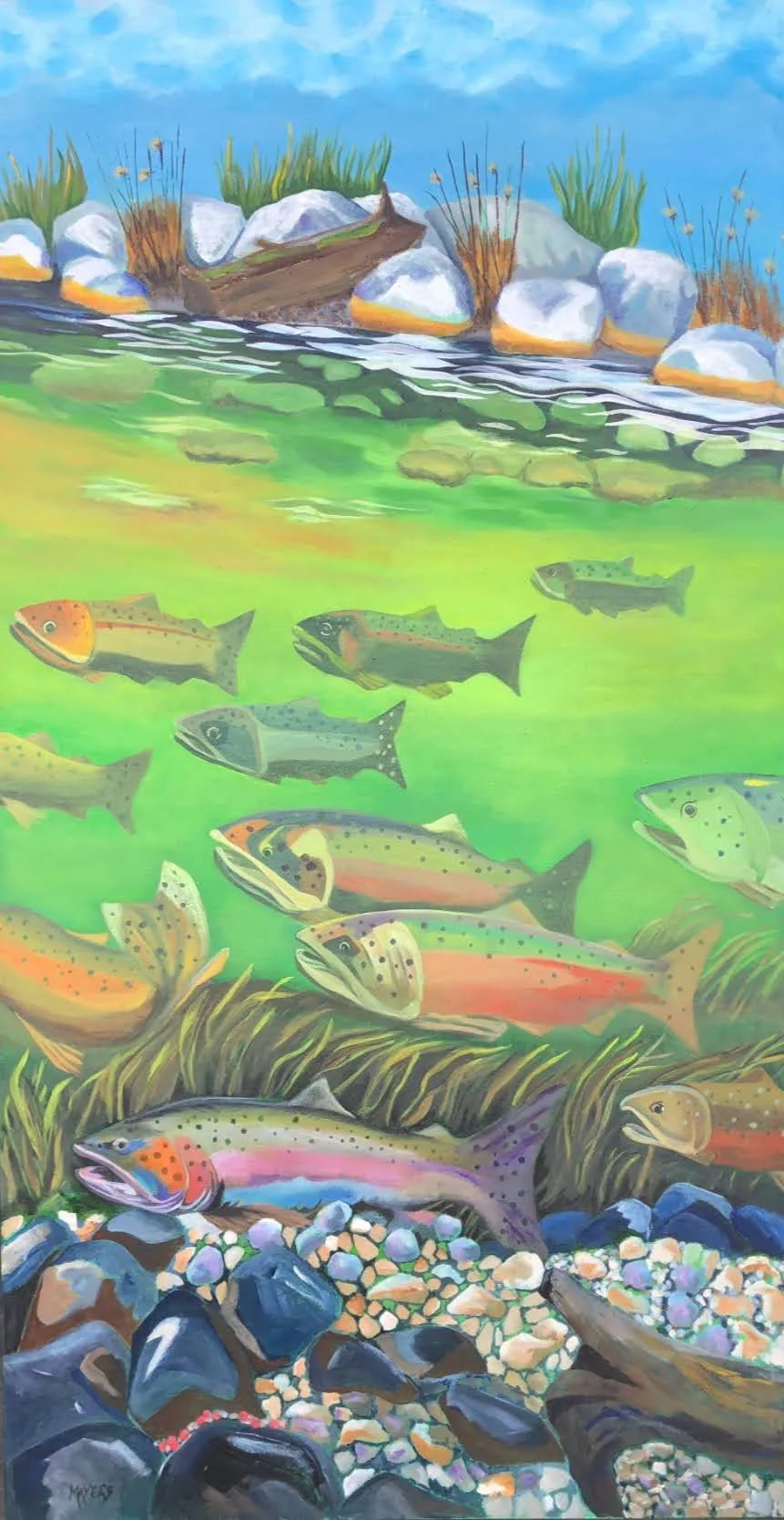 Squamish River Fish
Acrylic on Canvas
29" x 55"
SOLD