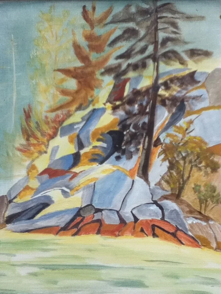 Centre Bay, Gambier Island #1
Acrylic on Canvas sheet 9" x 12" CND$80