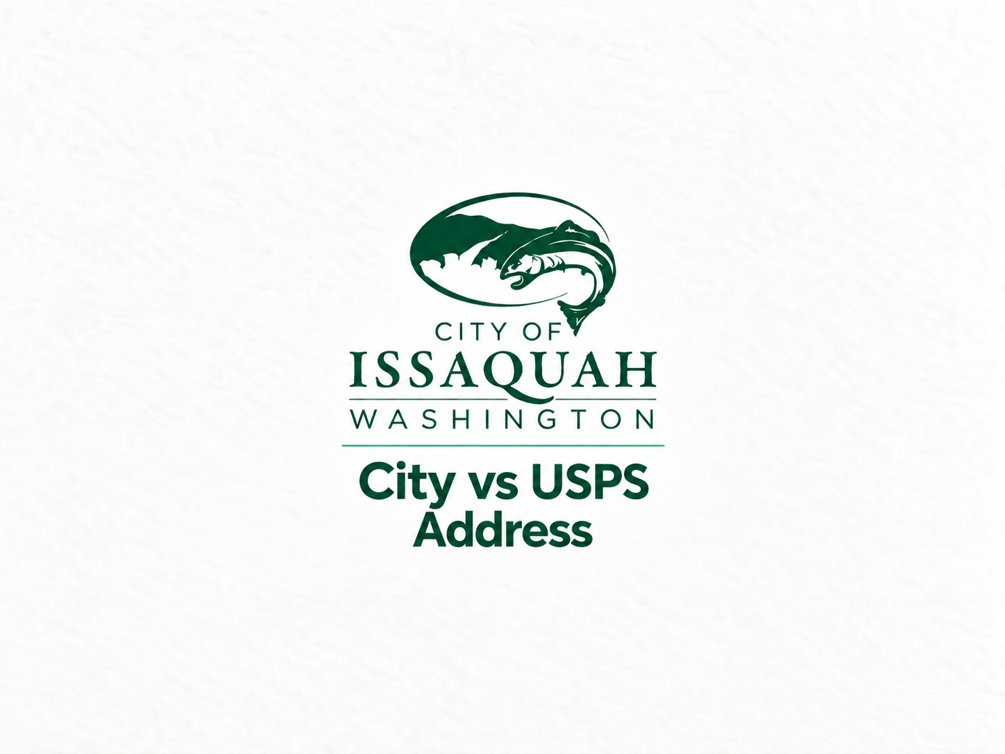 Because the City on Your Mail Isn't Always the City You're In