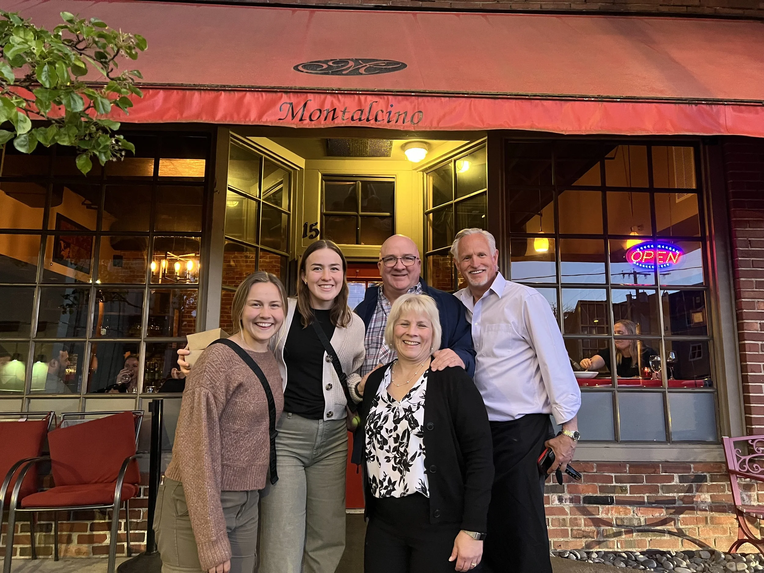 Montalcino Owner with the Azzarello's + 1 in August 2024