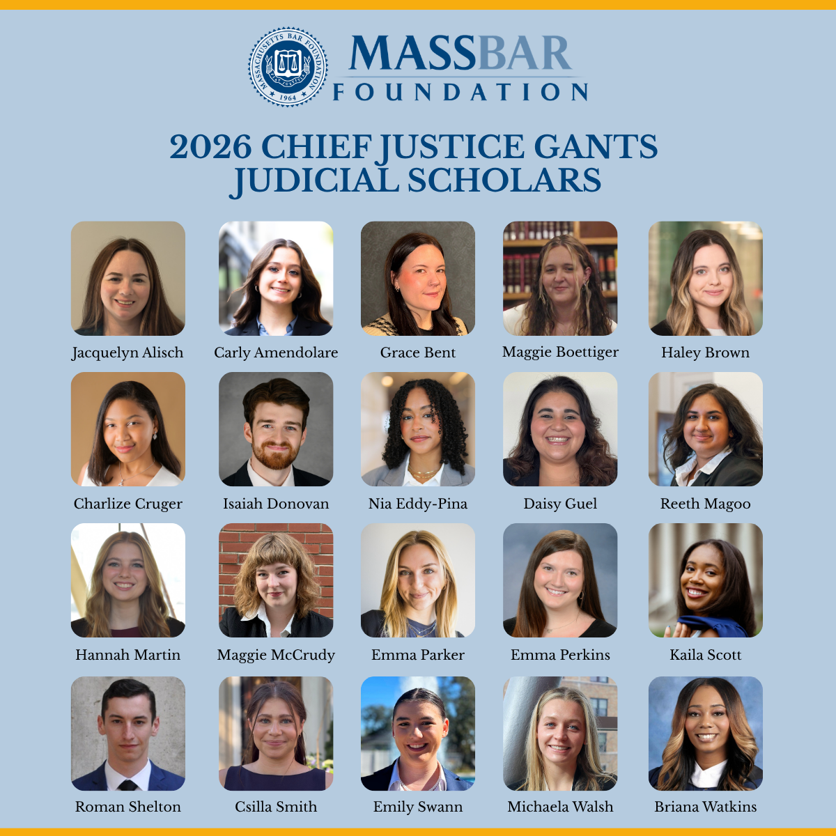 Gants Judicial Scholarships Expand Access to Court Internships