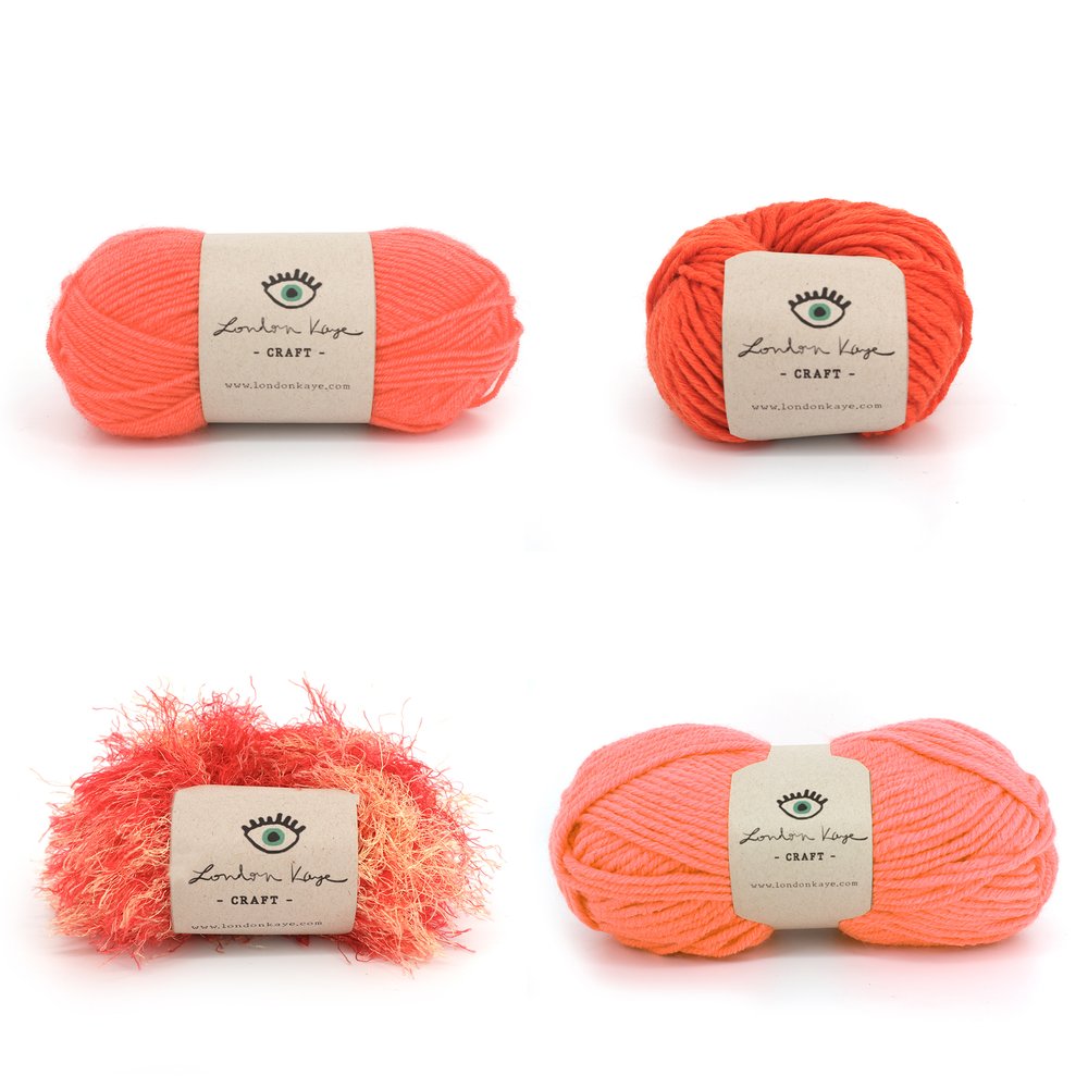 Soft Orange Yarn 