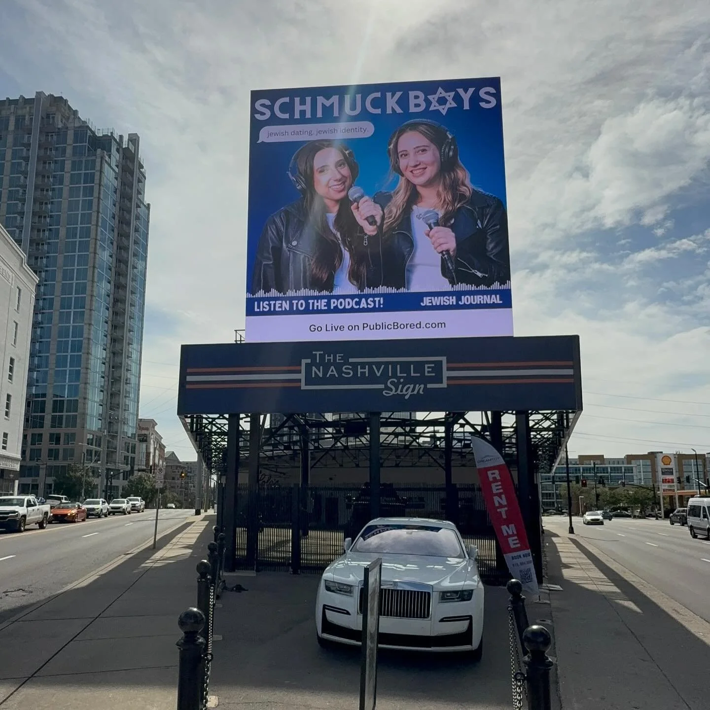 ✨Beyond honored! ✨

Seeing @schmuckboysofficial X @jewishjournal on a billboard in Nashville @publicbored &mdash; celebrating what it means to be Jewish, our culture, our stories, and the ups &amp; downs of Jewish dating &mdash; is truly surreal. 💛
