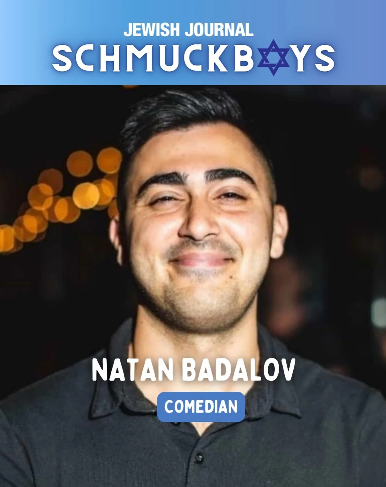 This week on @schmuckboysofficial we welcome our first Bukharian Jew - the hilarious @natanbadalov ! We talk all things dating, comedy, religion, and of course his newly released comedy special CONNECT THE DOTS, which is out now on YouTube! 

#jewish